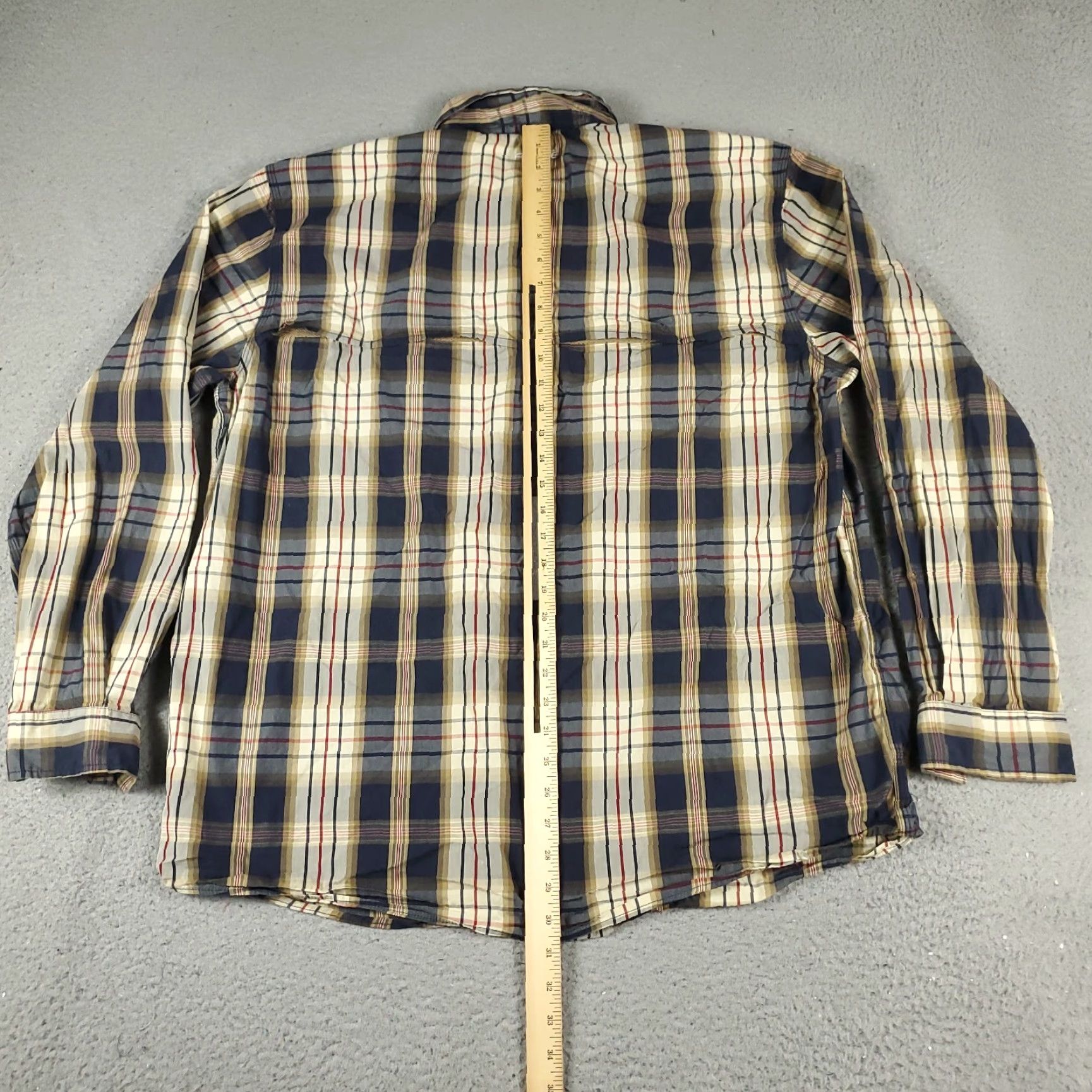 Carhartt Carhartt Shirt Mens XL Blue Plaid Button-Up Long Sleeve Casual Workwear Size US XL / EU 56 / 4 - 3 Thumbnail