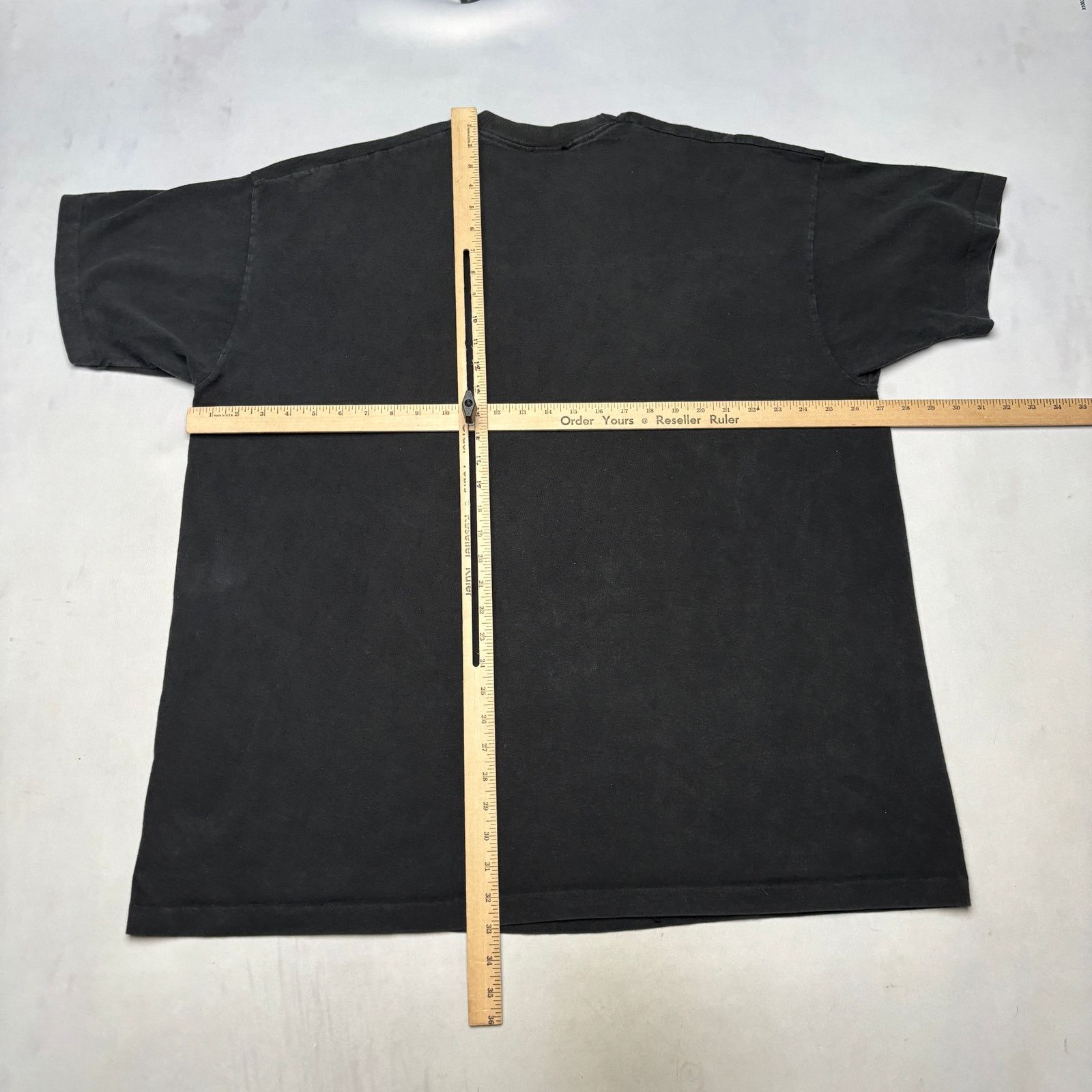 Vintage Vintage Black Selvedge Pocket T Shirt 27x33 Single Stitch Size US XXL / EU 58 / 5 - 3 Thumbnail