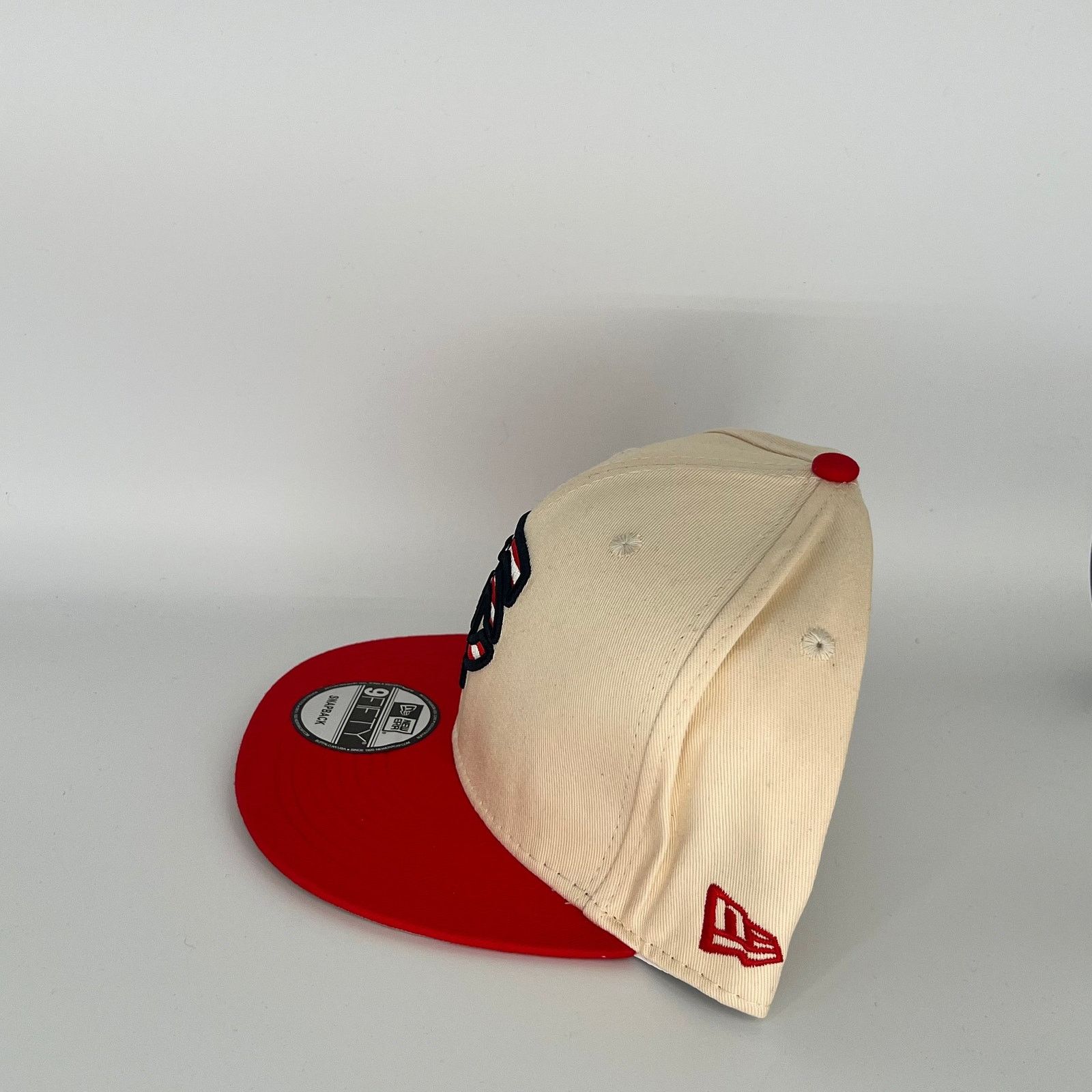 New Era Khaki Red Minnesota Twins A.L. Side Patch New Era MLB 9Fifty Size ONE SIZE - 2 Thumbnail