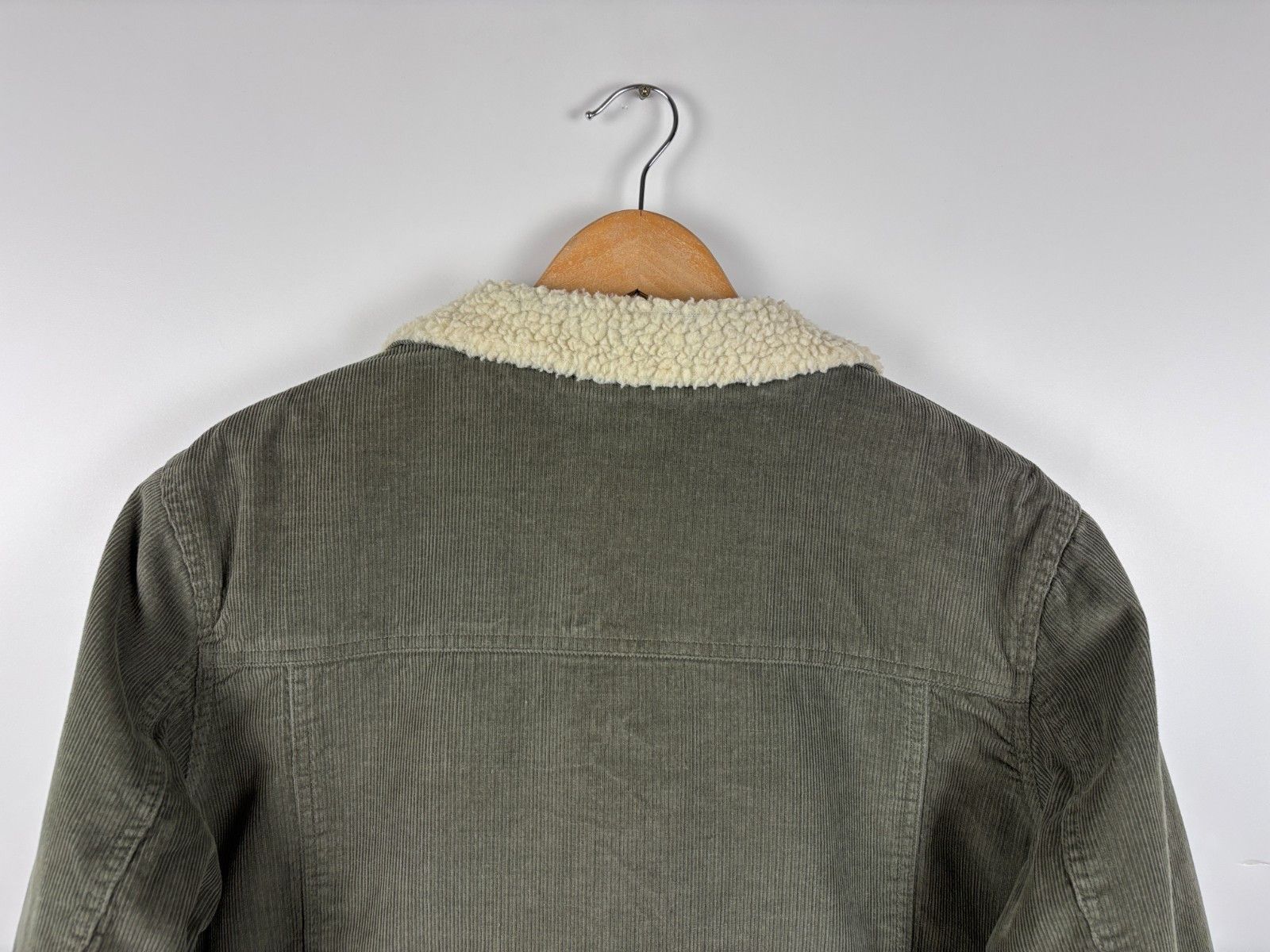 Cotton Traders Mens Cotton Traders Corduroy Sherpa Jacket Green Size XL Size US XL / EU 56 / 4 - 6 Thumbnail