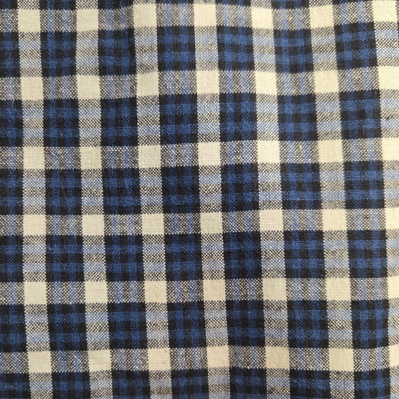 Basic Editions Y2K Fall Embroidered Gingham Shirt Navy Plaid Size Large Size L / US 10 / IT 46 - 7 Thumbnail