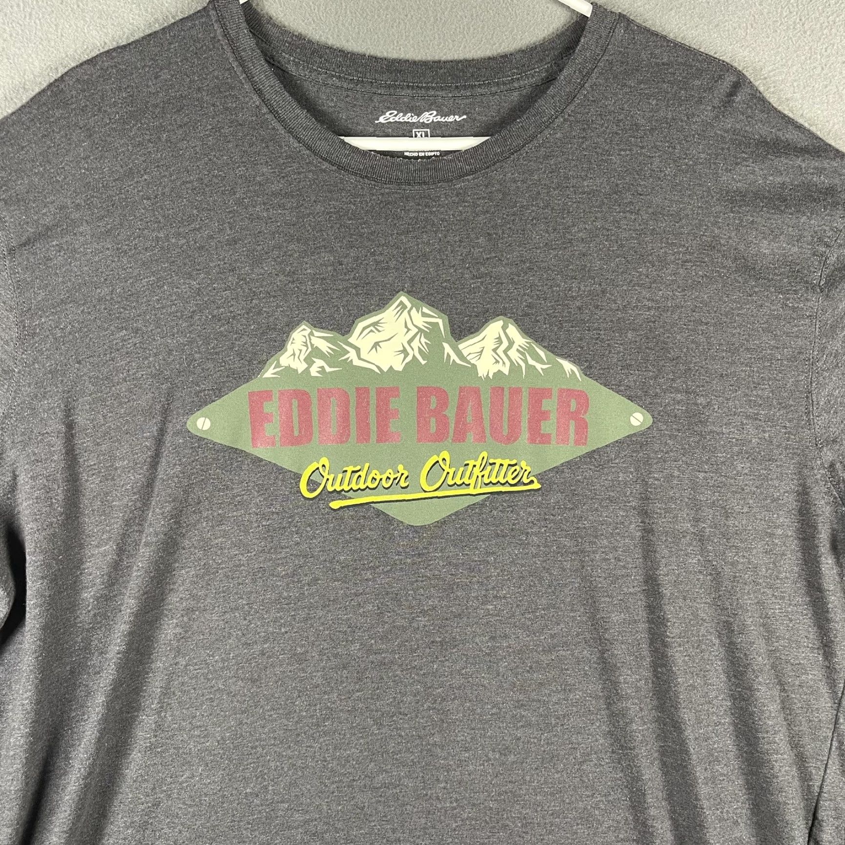 Eddie Bauer Eddie Bauer Shirt Mens XL Gray Long Sleeve Outdoor Outfitter Graphic Mountains Shirt Men XL Gray Long Sleeve Eddie Bauer Outfitter Graphic Mountains Size US XL / EU 56 / 4 - 3 Thumbnail