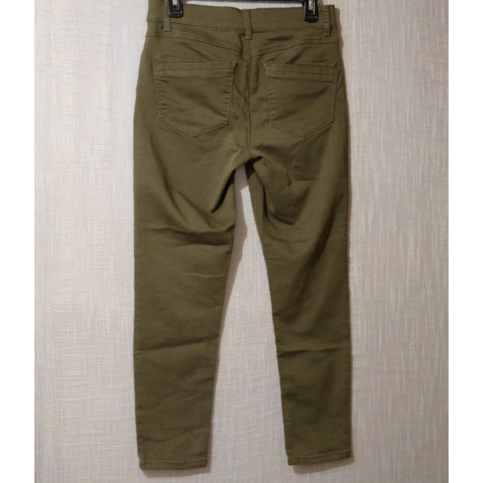 Vintage Democracy Green Jeans Slim Fit Womens 6 Denim Stretch Faux Zip Pockets 4-Pockets Skinny Mid Rise Size 30" / US 8 / IT 44 - 5 Thumbnail