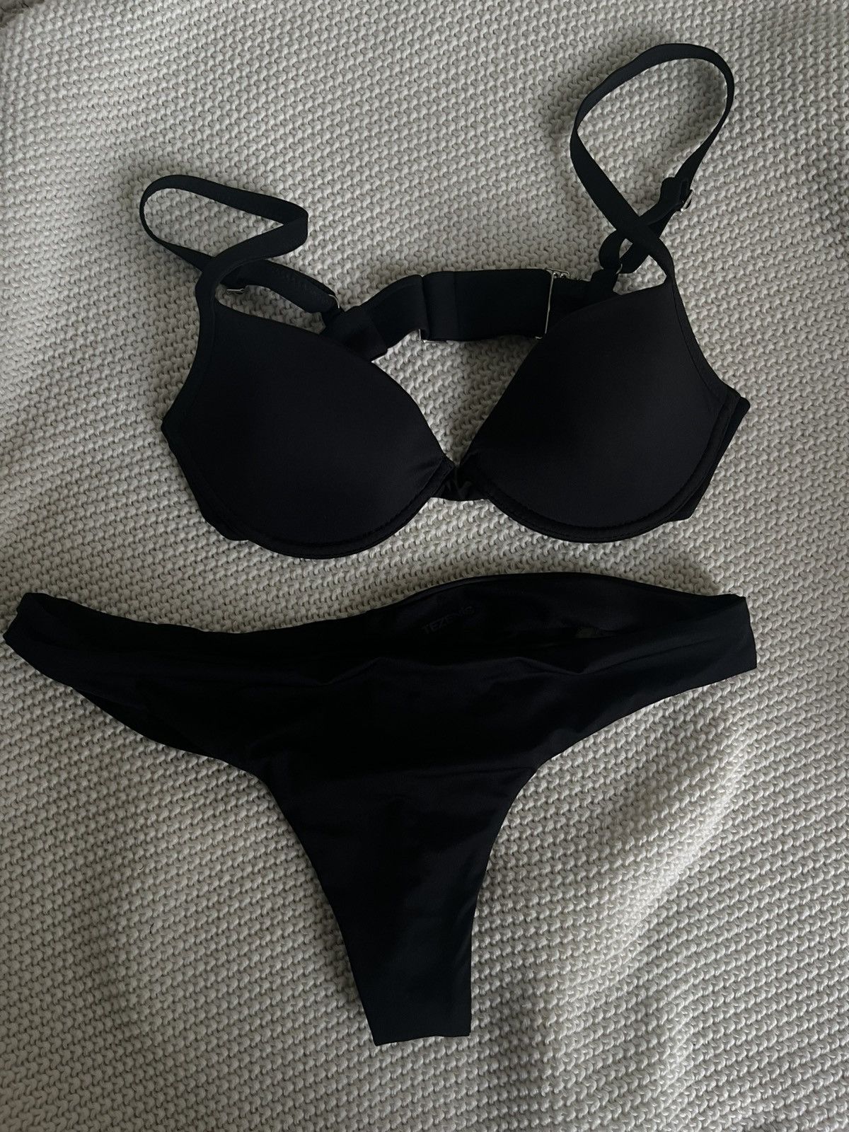Other Tezenis Black Bikini Set Size ONE SIZE - 1 Thumbnail