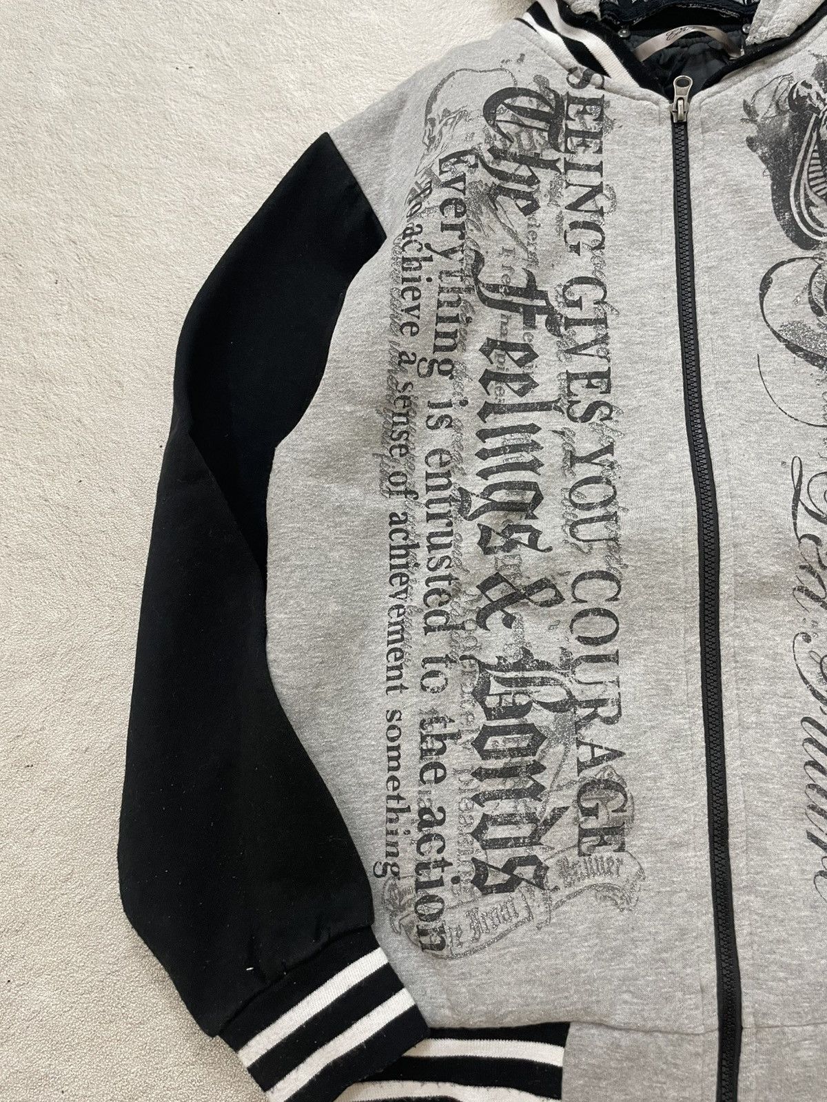 Japanese Brand 2000s Japanese Poem Hooded gothic Ifsix LGB hysteric Y2K Size US L / EU 52-54 / 3 - 3 Thumbnail