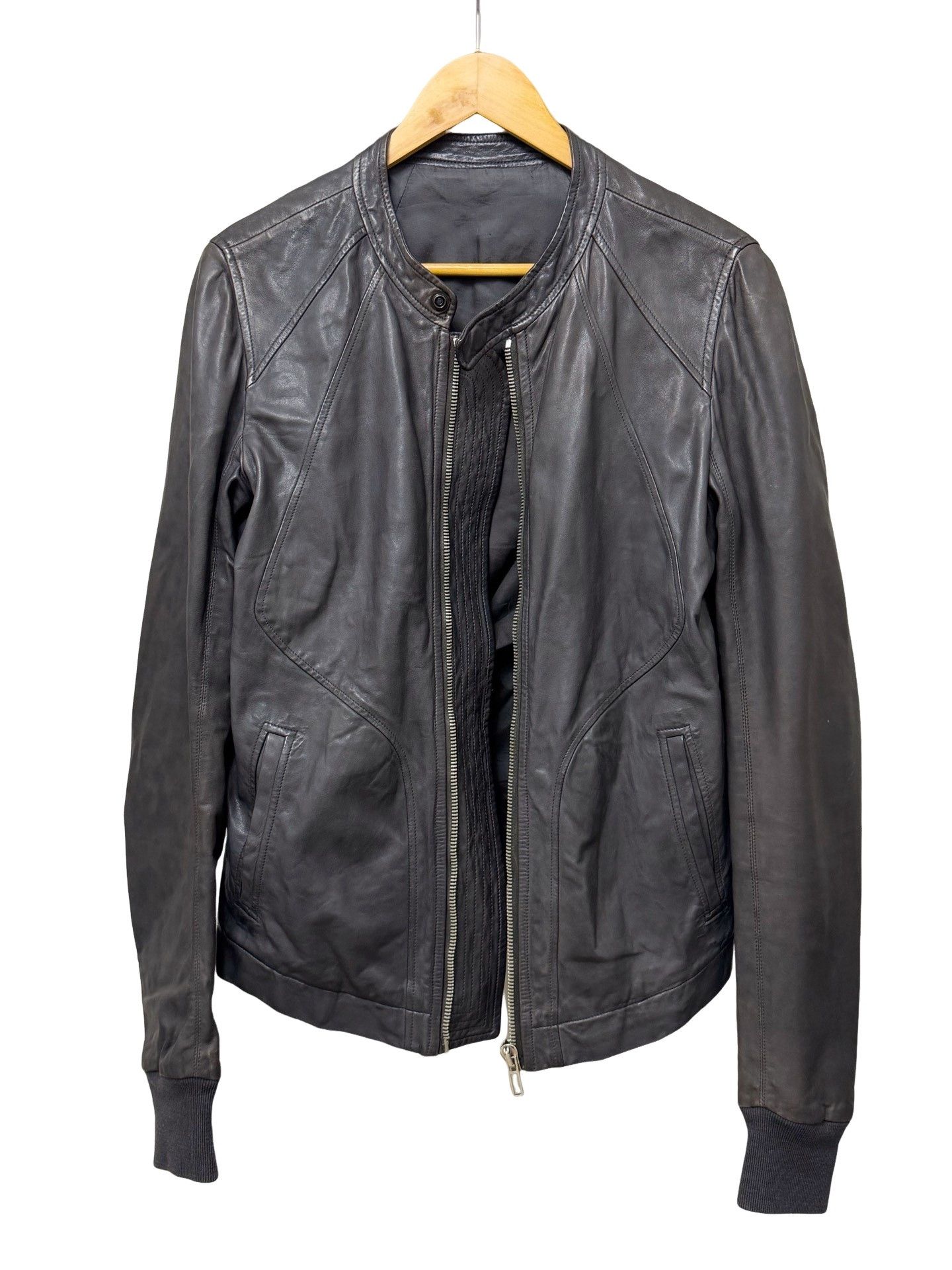 Rick Owens New Rick Owens AW19 LARRY Stooges Leather Jacket Size 