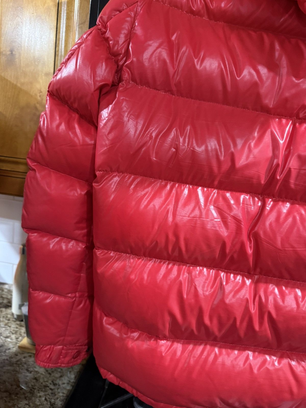 Moncler Moncler Maya Red Jacket Size XL / 4 Size US XL / EU 56 / 4 - 9 Thumbnail