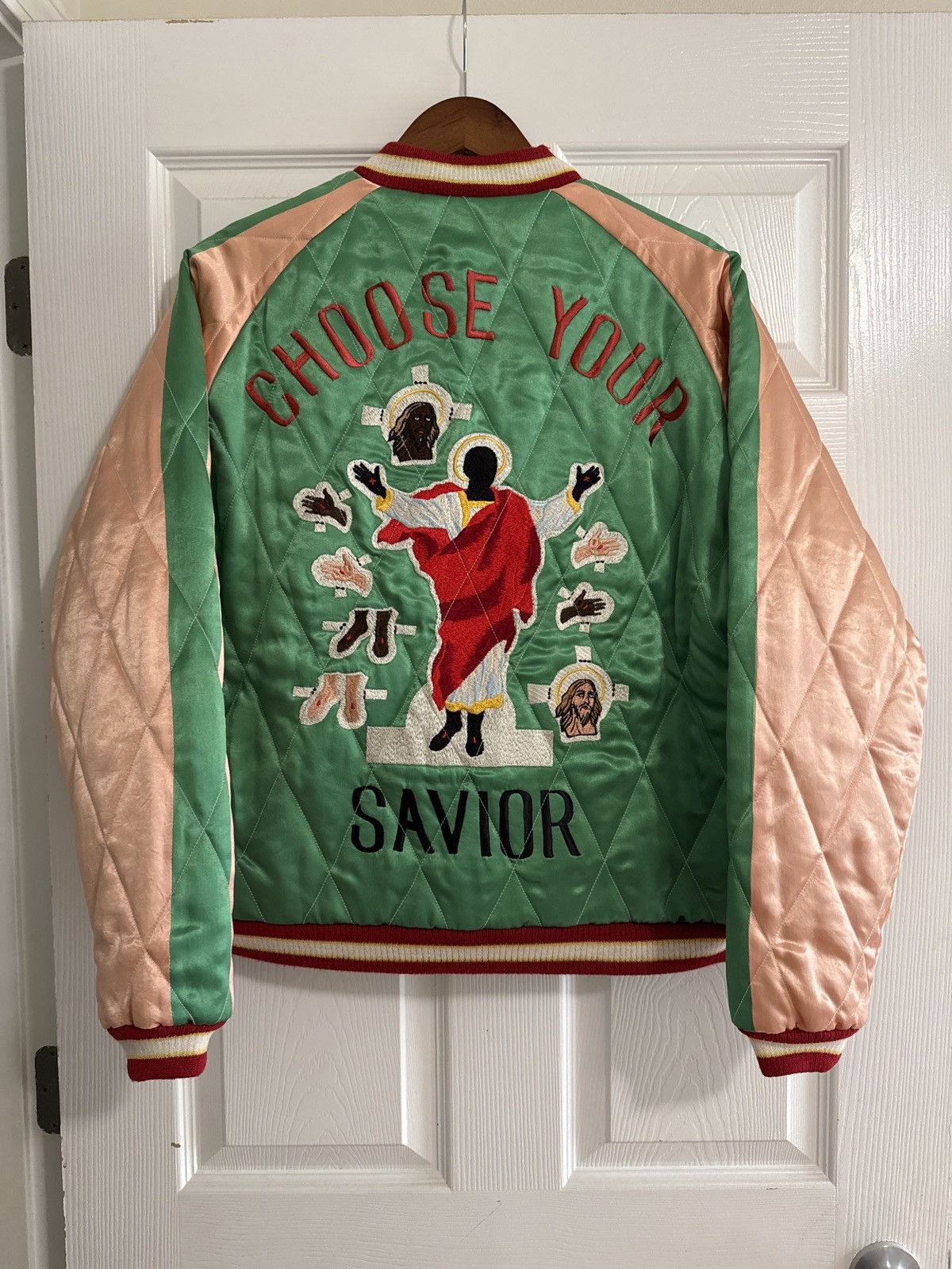 DENIM TEARS × Saint Michael Denim Tears x Saint Micheal Reversible Yokosuka Jacket Size US S / EU 44-46 / 1 - 4 Thumbnail