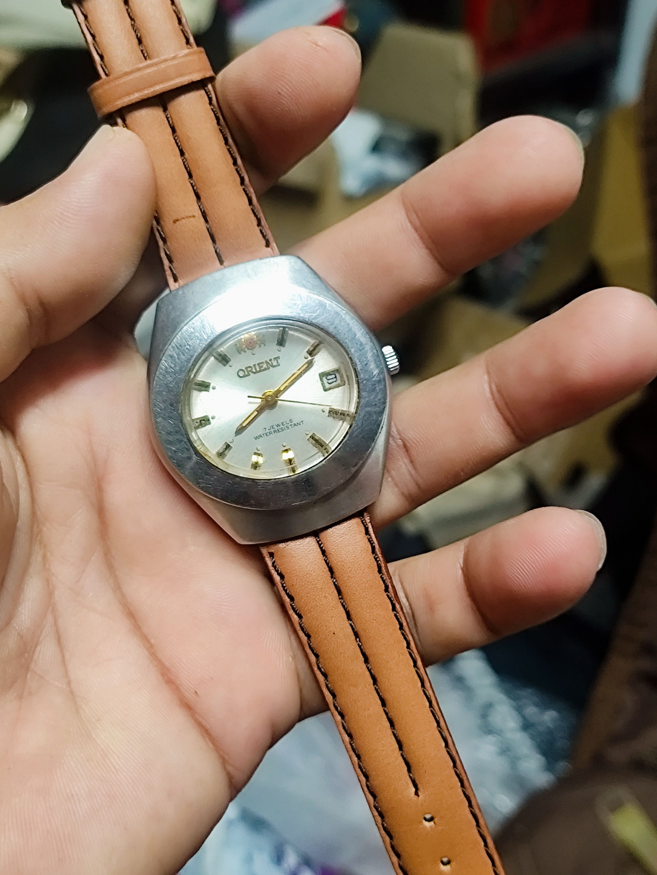 Japanese Brand × Vintage Vintage 💥 ORIENT AUTOMATIC ENGINE WATCH (JAPAN) Size ONE SIZE - 4 Thumbnail