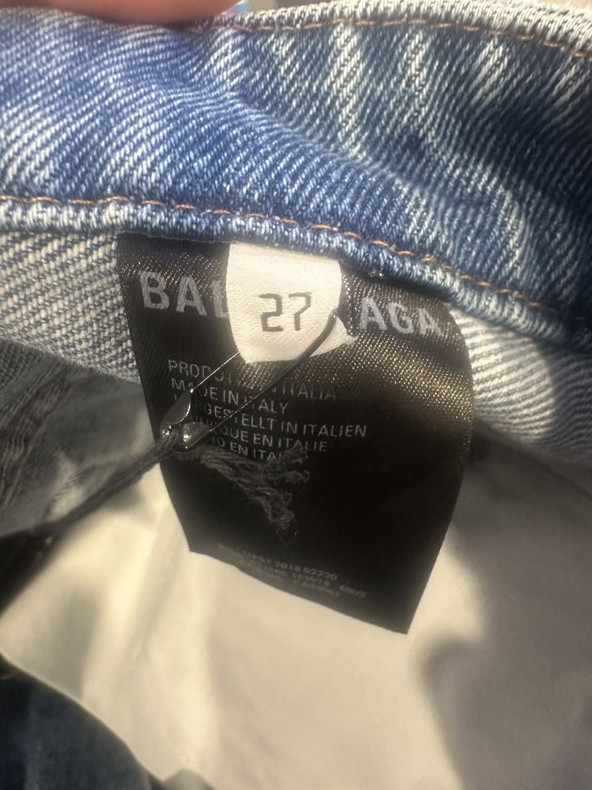 Balenciaga Balenciaga Light Wash jeans Size US 27 - 10 Thumbnail
