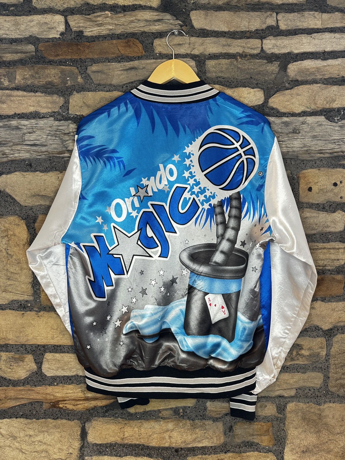 Chalk Line 1990s Chalk Line Orlando Magic Fanimation Satin Jacket Rare Size US M / EU 48-50 / 2 - 1 Thumbnail