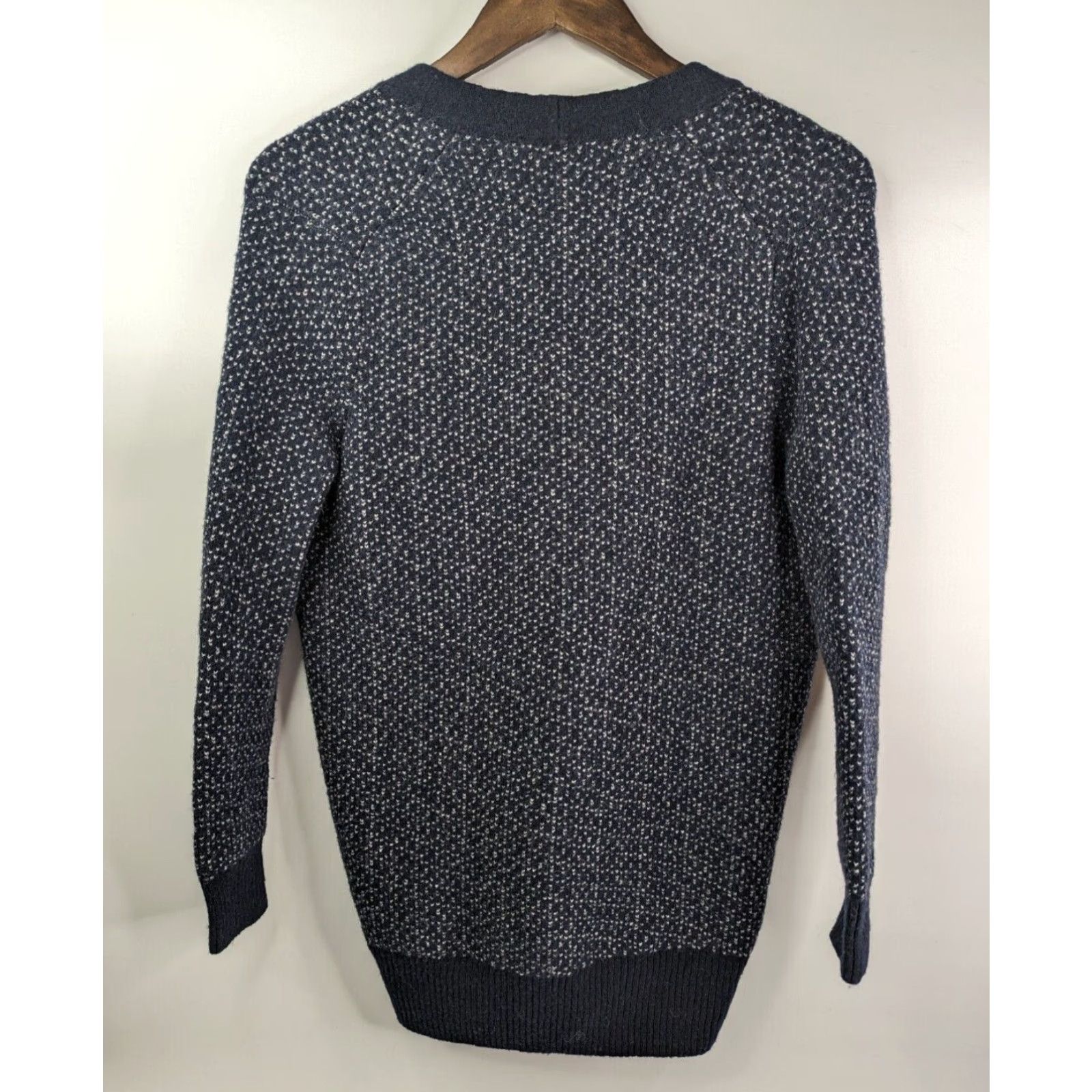 Madewell Madewell Cardigan Women XS Blue Heavyweight Oversized Pockets V-Neck Knit Sweater MPN MA749 Size XS / US 0-2 / IT 36-38 - 4 Thumbnail