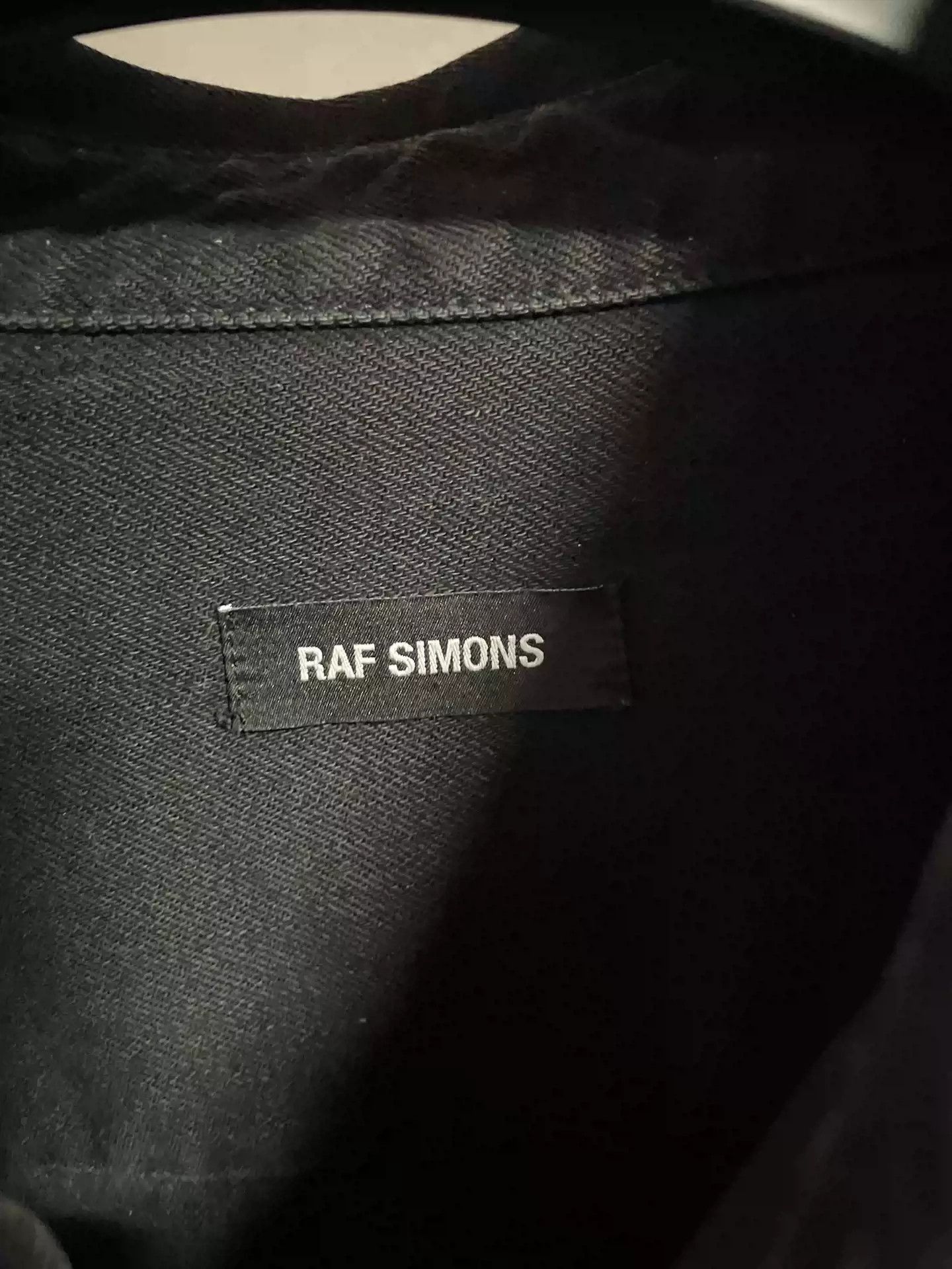 Raf Simons raf simons portrait leather silhouette denim jacket-2505 Size US L / EU 52-54 / 3 - 4 Thumbnail