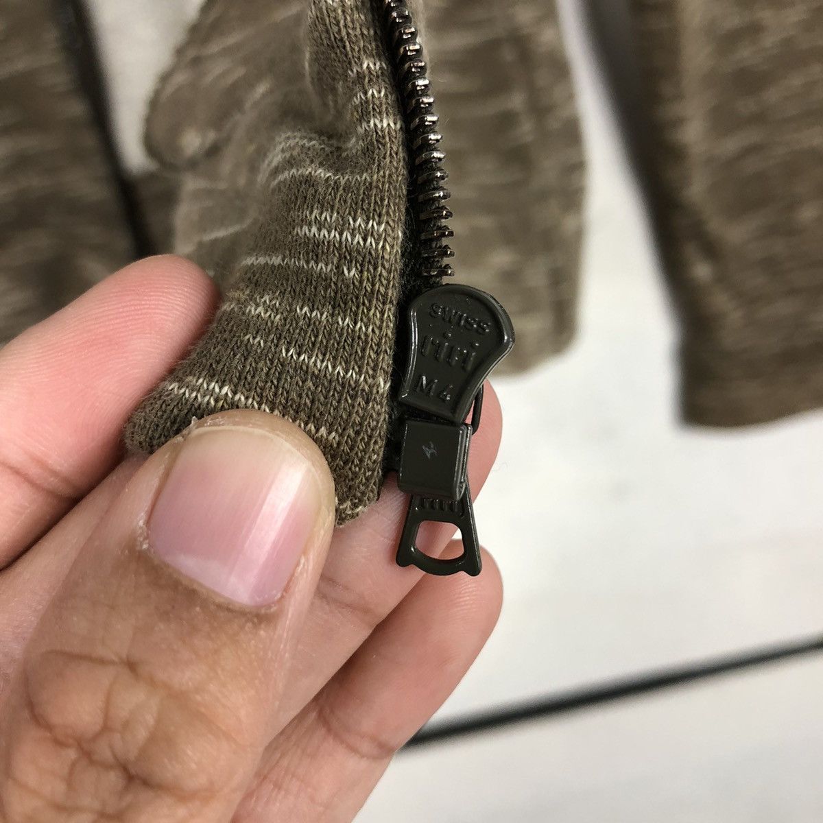 A.P.C. A.P.C. Paris Olive Marl Jacket — Minimalist Archive Size US M / EU 48-50 / 2 - 18 Thumbnail