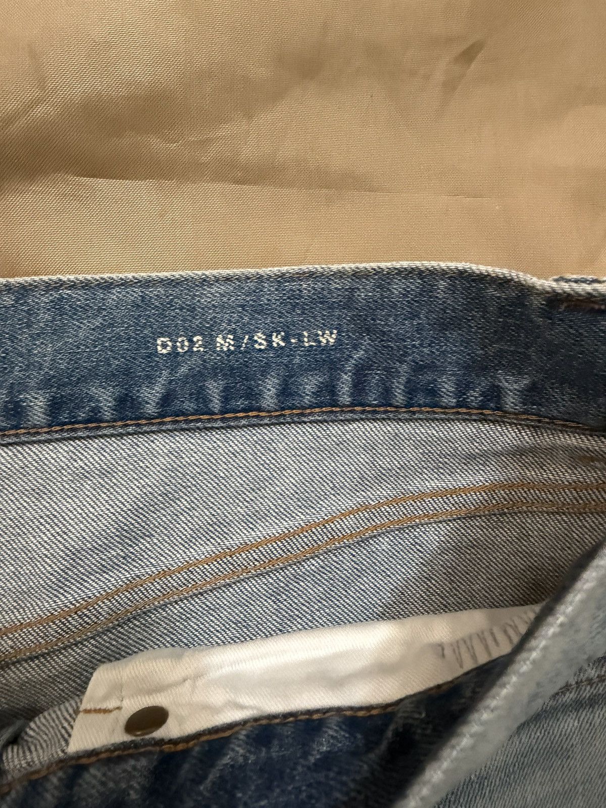 Saint Laurent Paris Saint Laurent D02 Blue Faded Denim size 34 Size US 34 / EU 50 - 4 Thumbnail