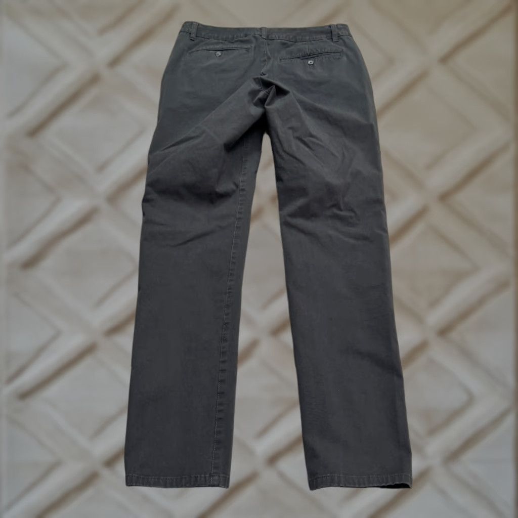 Bonobos Bonobos Slim Taper Chino Pants Mens 32x32 Charcoal Gray Straight Leg Stretch Size US 32 / EU 48 - 1 Thumbnail
