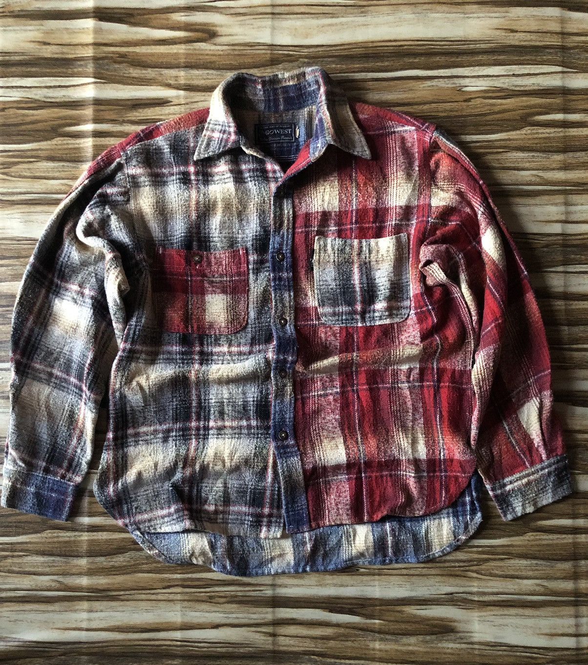 Sugar Cane Vintage 80s 🇯🇵Gowest multicolour B/D plaid shirt Kapital Size US M / EU 48-50 / 2 - 1 Thumbnail