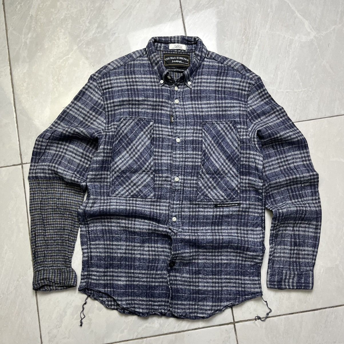 Blue Blue Japan The black is brown albini best cotton flannel shirt Size US M / EU 48-50 / 2 - 2 Thumbnail
