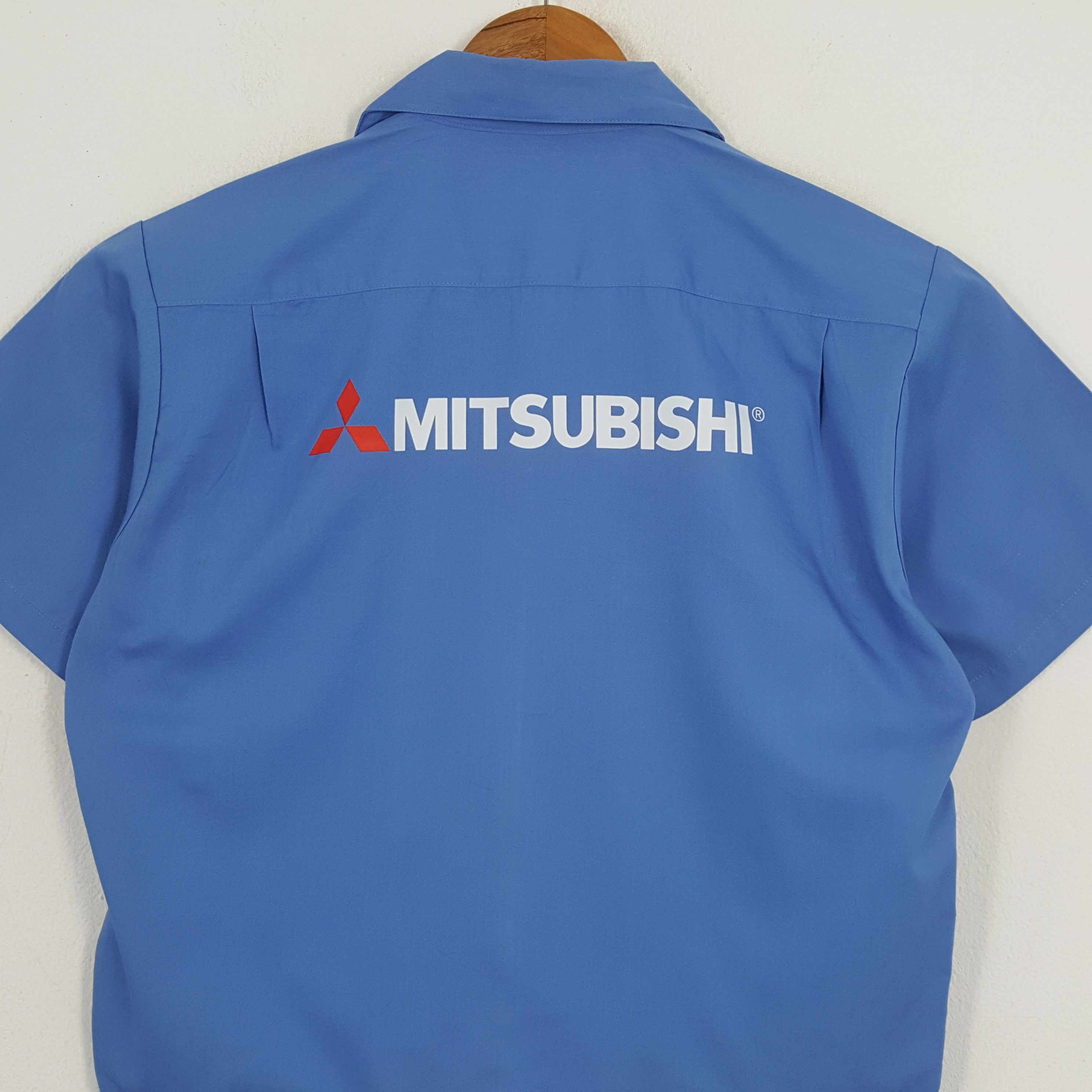 Vintage Vintage MITSUBISHI Japanese Motorsports Racing Shirt Size US M / EU 48-50 / 2 - 2 Thumbnail
