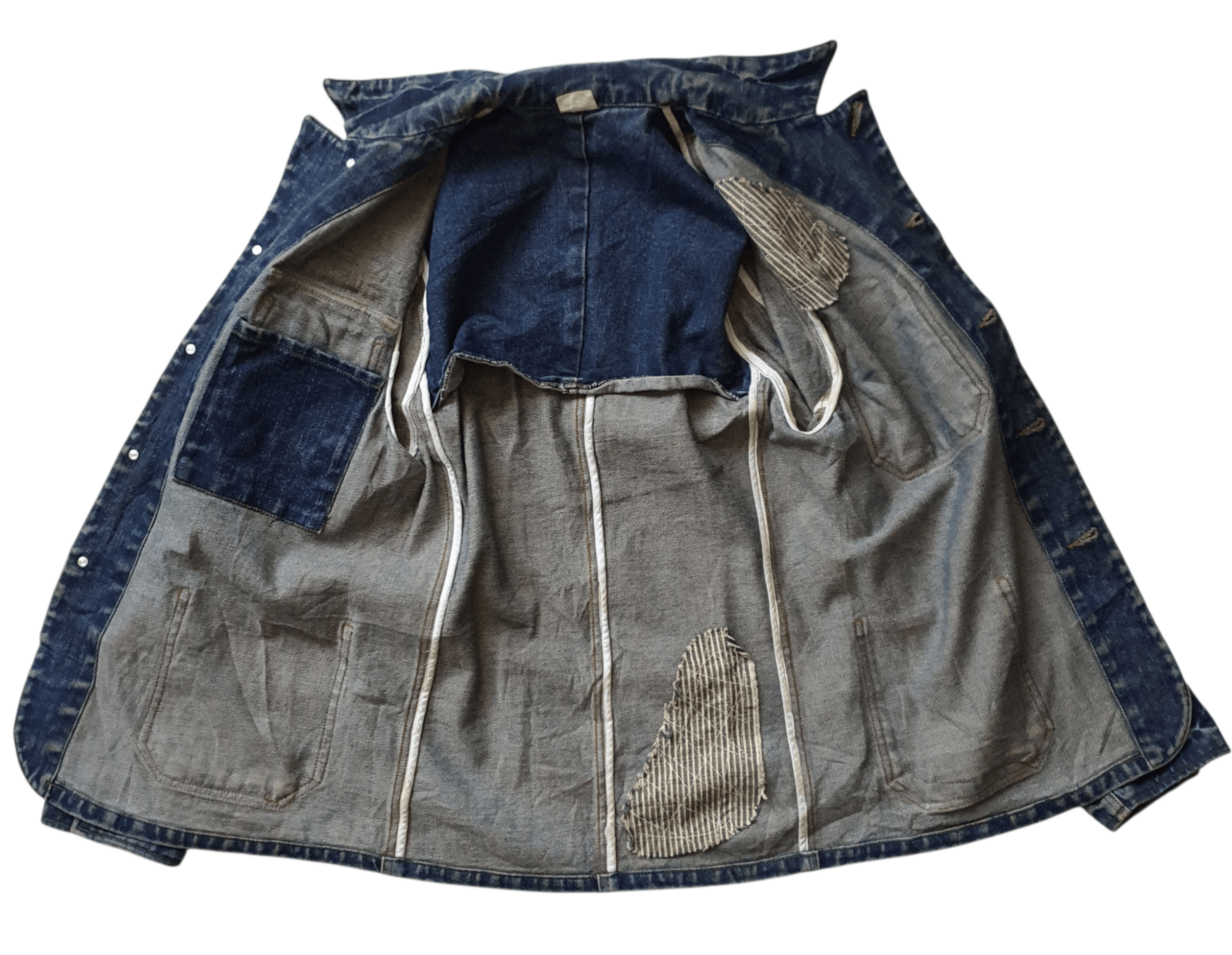 Other Vintage Denim Work Patches Boro Sashiko Jacket size Size US XS / EU 42 / 0 - 5 Thumbnail