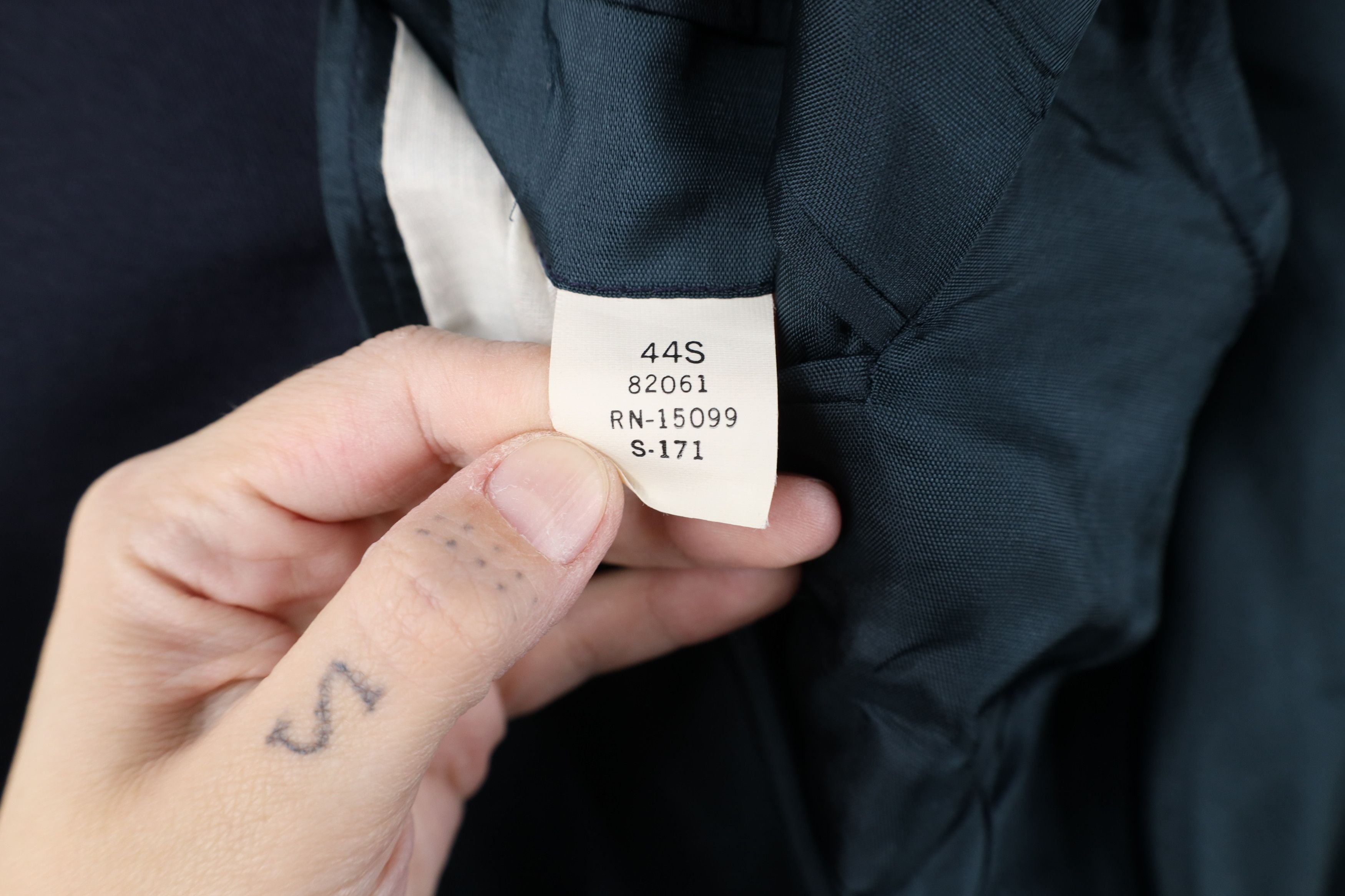 Vintage Vintage 90s Streetwear Suit Coat Blazer Jacket Navy Blue Size US XXL / EU 58 / 5 - 11 Thumbnail