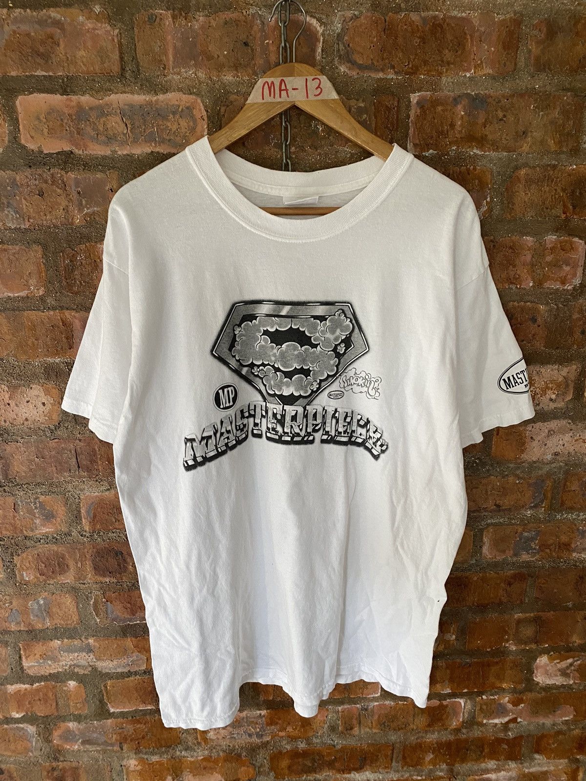 MasterPiece 🔥RARE🔥2002 Masterpiece Mad Hactic Still smoking tee Size US XL / EU 56 / 4 - 2 Thumbnail