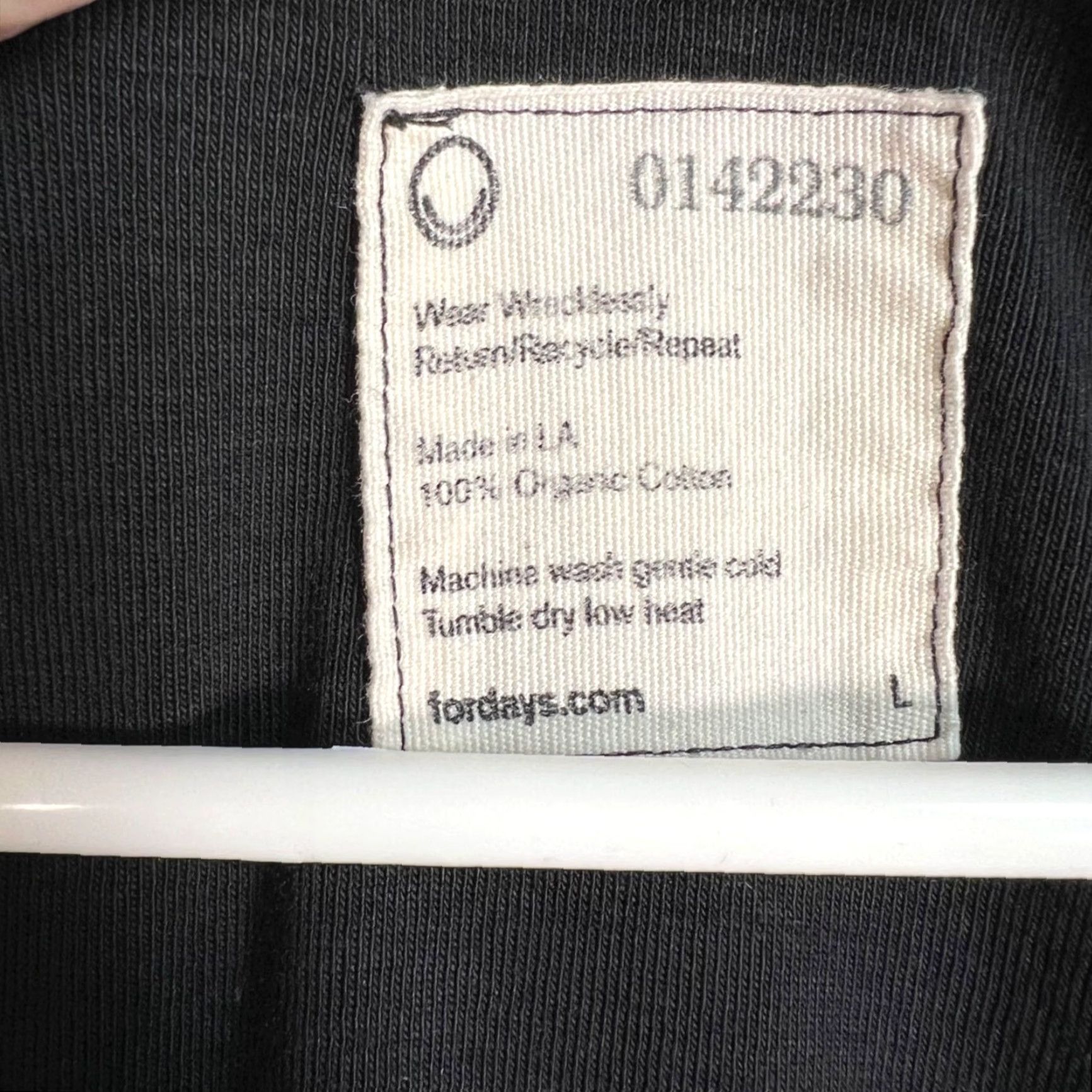 Vintage For Days Tank Dress Womens Large Black Organic Cotton Ribbed Midi Sleeveless Casual Knit Shirt? Size L / US 10 / IT 46 - 3 Thumbnail