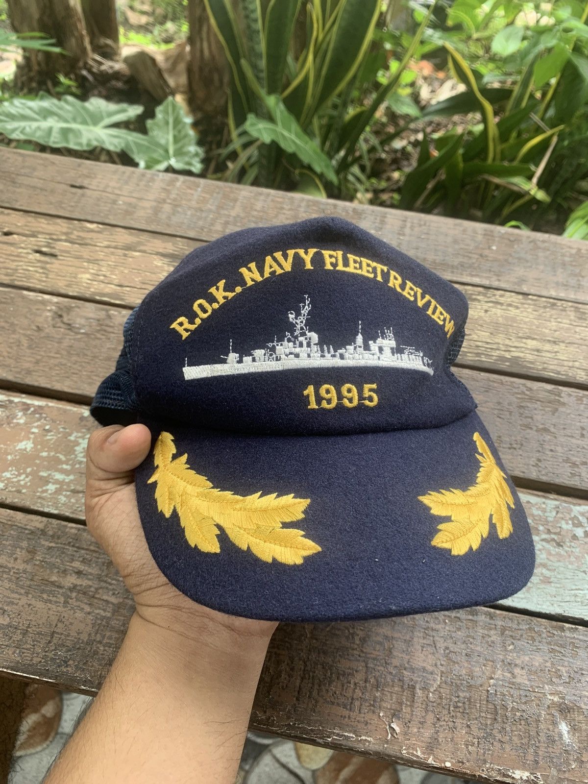 Vintage Vintage ROK Navy Trucker Hats Size ONE SIZE - 3 Thumbnail