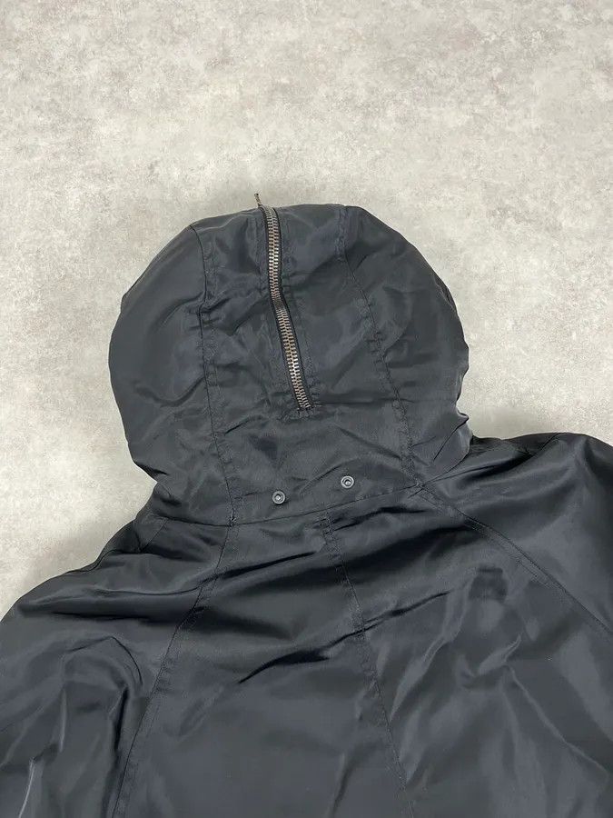 Versace AW2003 Versace Black Fur Zip Hood Aviator Bomber Jacket Size US L / EU 52-54 / 3 - 8 Thumbnail