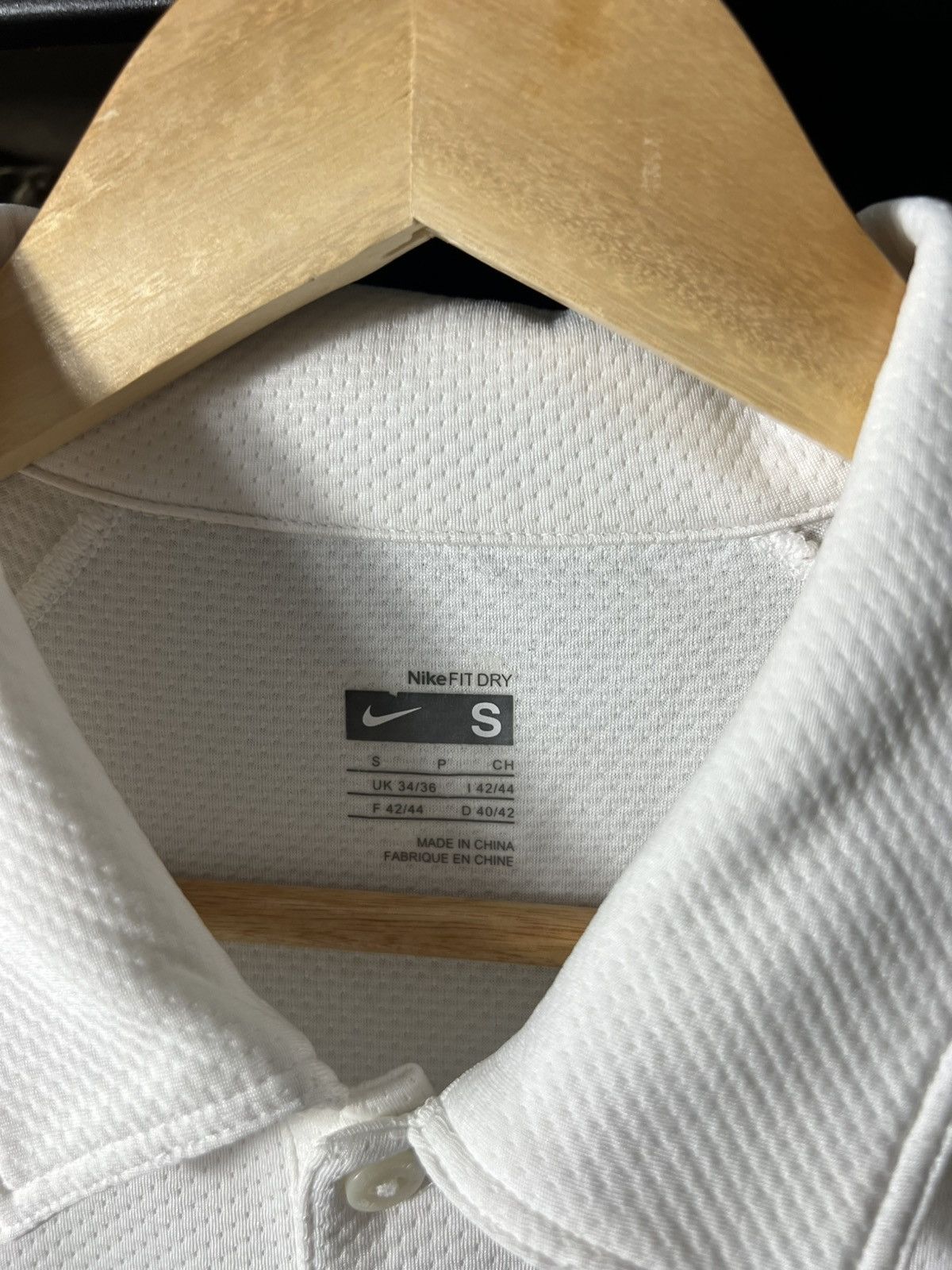 Nike 🟦 Vintage Nike Tennis Polo — White (Court Line) Size S Size US S / EU 44-46 / 1 - 5 Thumbnail