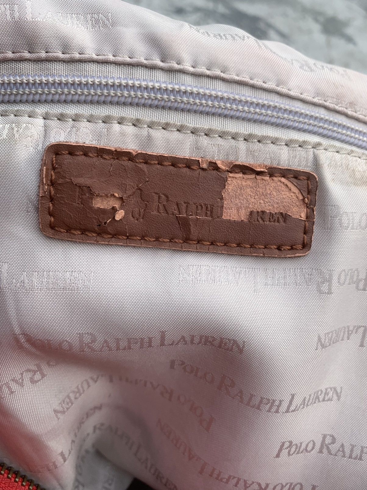 Polo Ralph Lauren Vtg Polo Ralph Lauren Gardening Bag #3 Canvas Pocket Size ONE SIZE - 7 Thumbnail