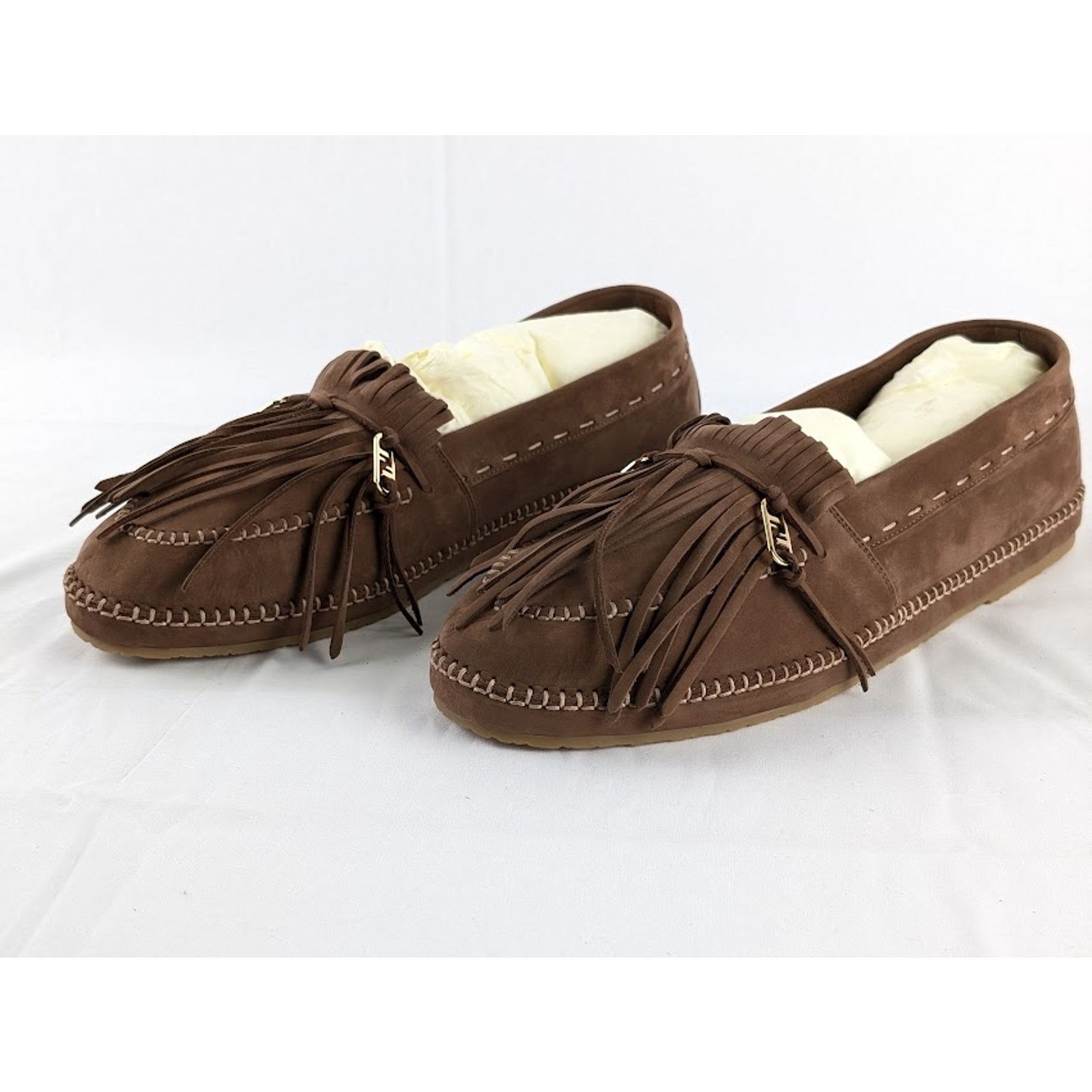 Fendi o1rshd1 Men Loafers in Brown Size US 10 / EU 43 - 10 Thumbnail
