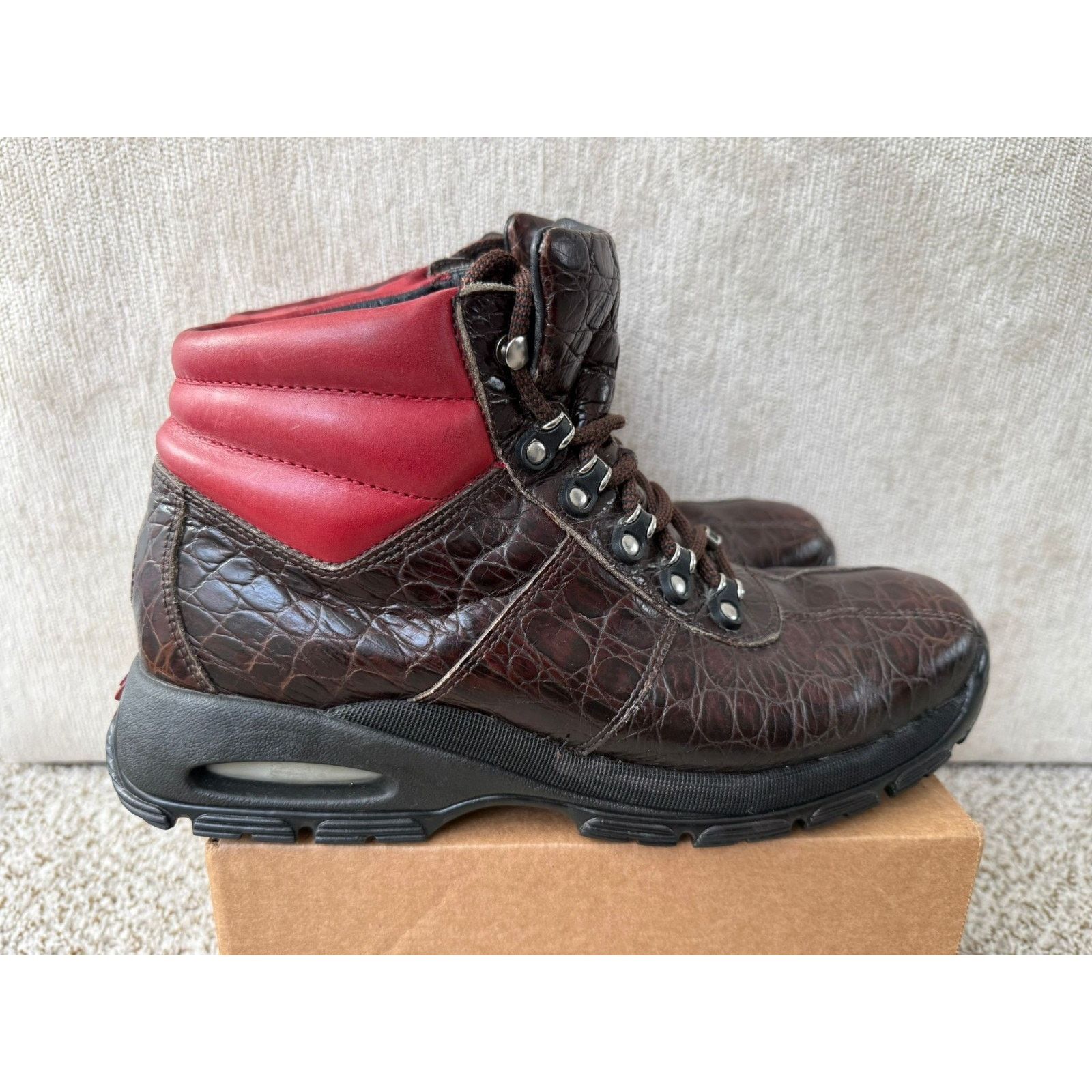 Cole Haan Vtg Jordan by Cole Haan Alligator Brown Men's Boots size 11 Size US 11 / EU 44 - 1 Thumbnail