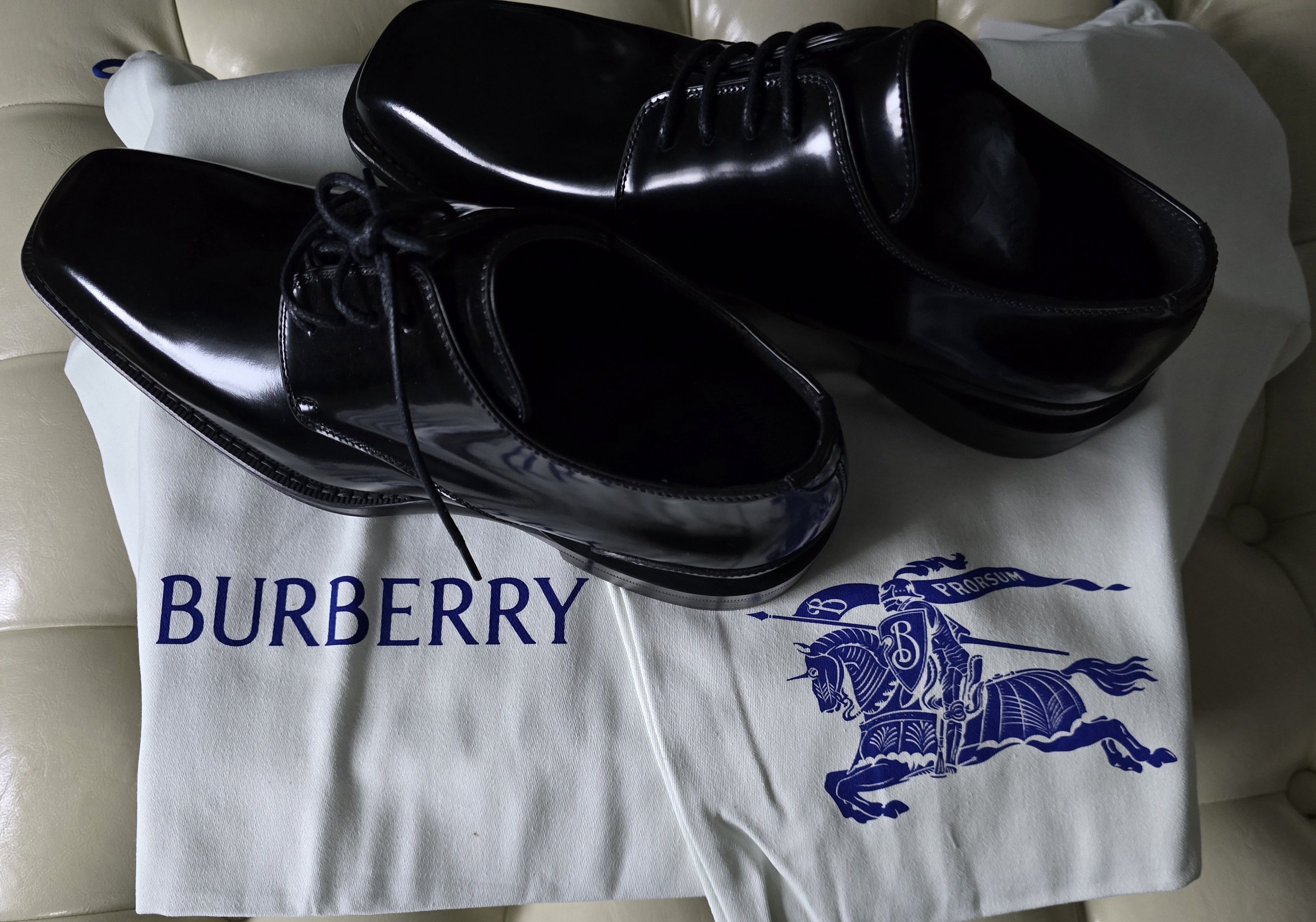 Burberry Burberry Bloomsbury Derby black shoe Size US 8 / EU 41 - 3 Thumbnail