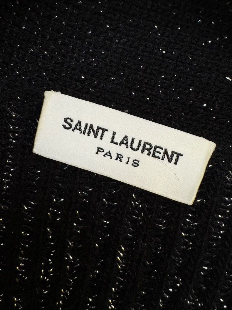 Yves Saint Laurent Saint Laurent Knit Cardigan with Stars-2506 Size XL / US 12-14 / IT 48-50 - 3 Thumbnail