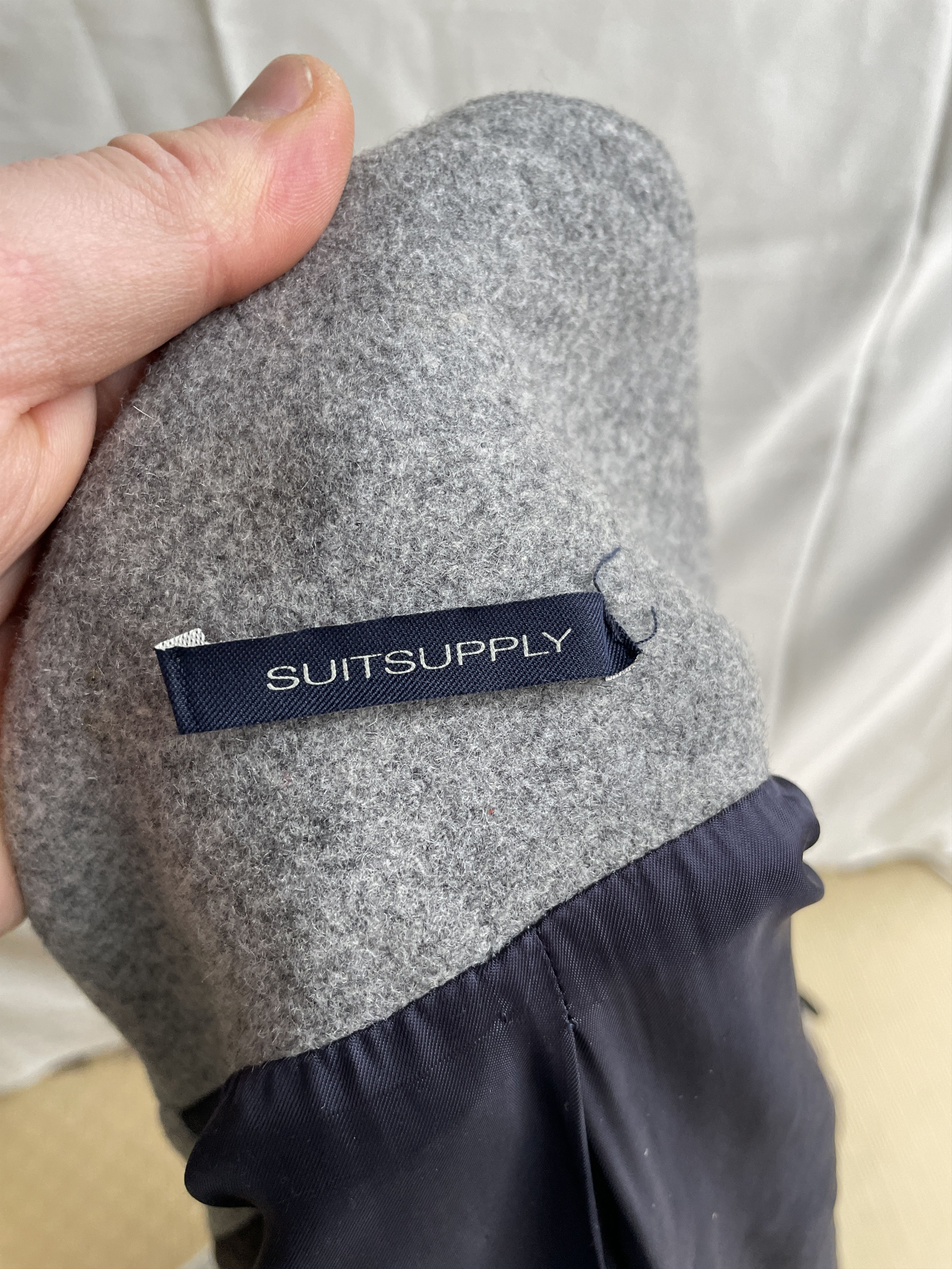 Suitsupply Suitsupply Phoenix Double Breasted Wool Pea Coat Size US XL / EU 56 / 4 - 6 Thumbnail