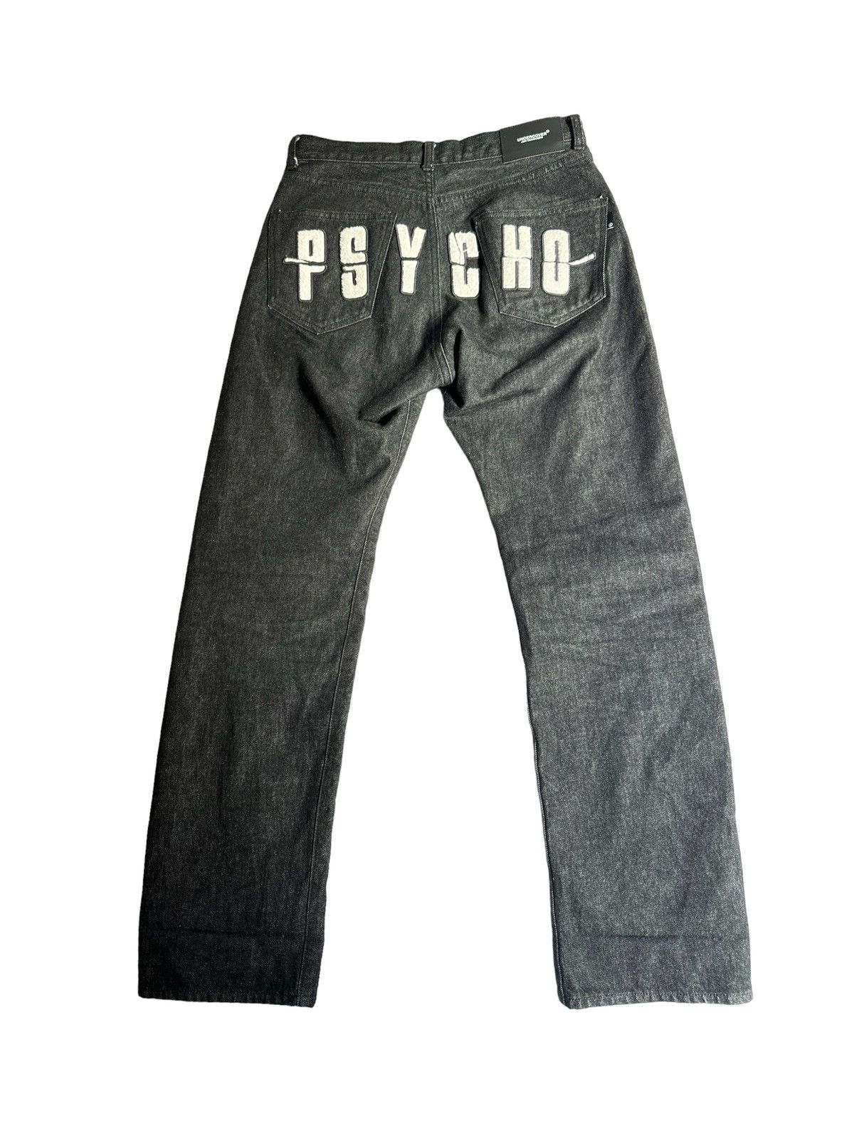 Image of Undercover 22Aw Psycho Denim Pants in Black, Men's (Size 30)