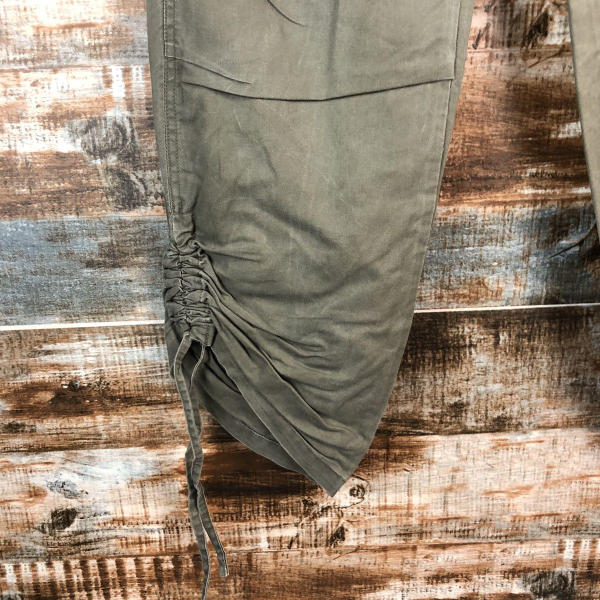 Japanese Brand Drug Store Green Cargo Multipocket Pants #A2418 Size US 27 - 11 Thumbnail