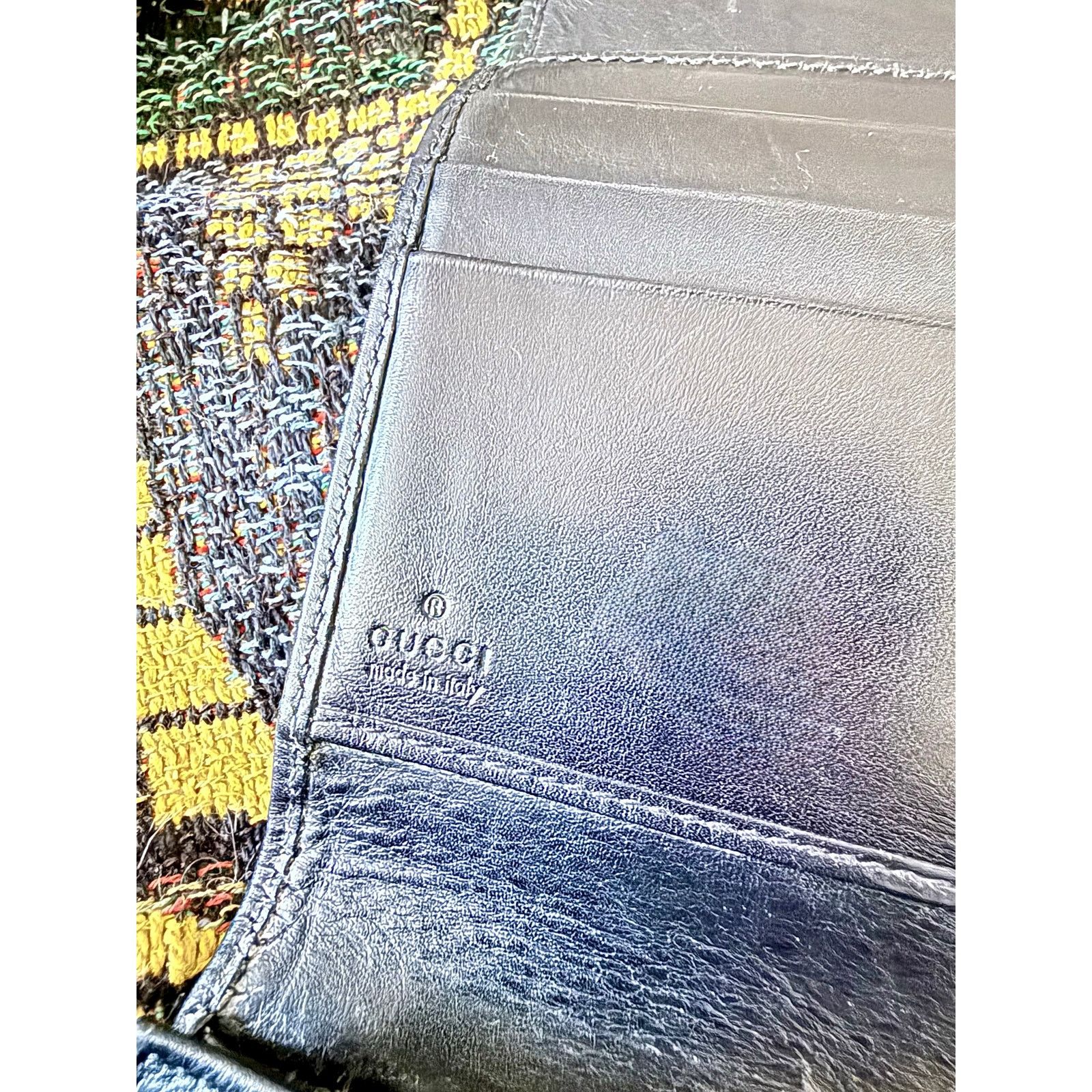 Gucci Vintage Gucci Black Leather Wallet - Used, Good Condition Size ONE SIZE - 3 Thumbnail