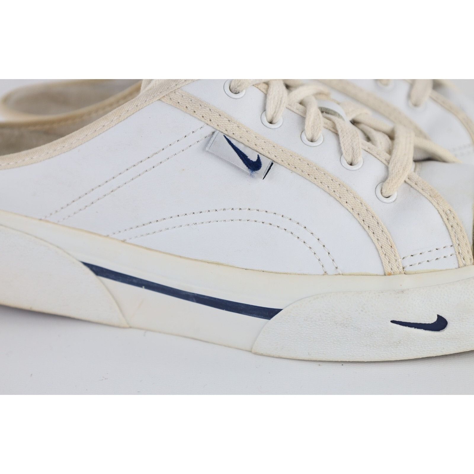 Nike Vintage Y2K 2002 Nike Distressed Leather Platforms Shoes Size US 8 / IT 38 - 6 Thumbnail