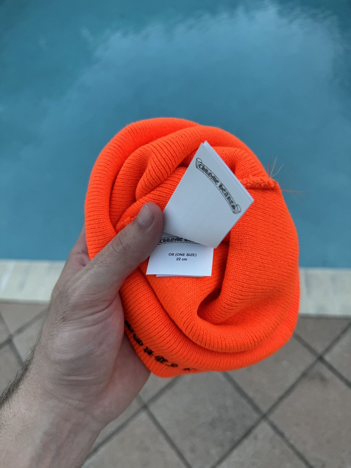 Chrome Hearts Chrome Hearts Orange Beanie Brand New Size ONE SIZE - 4 Thumbnail