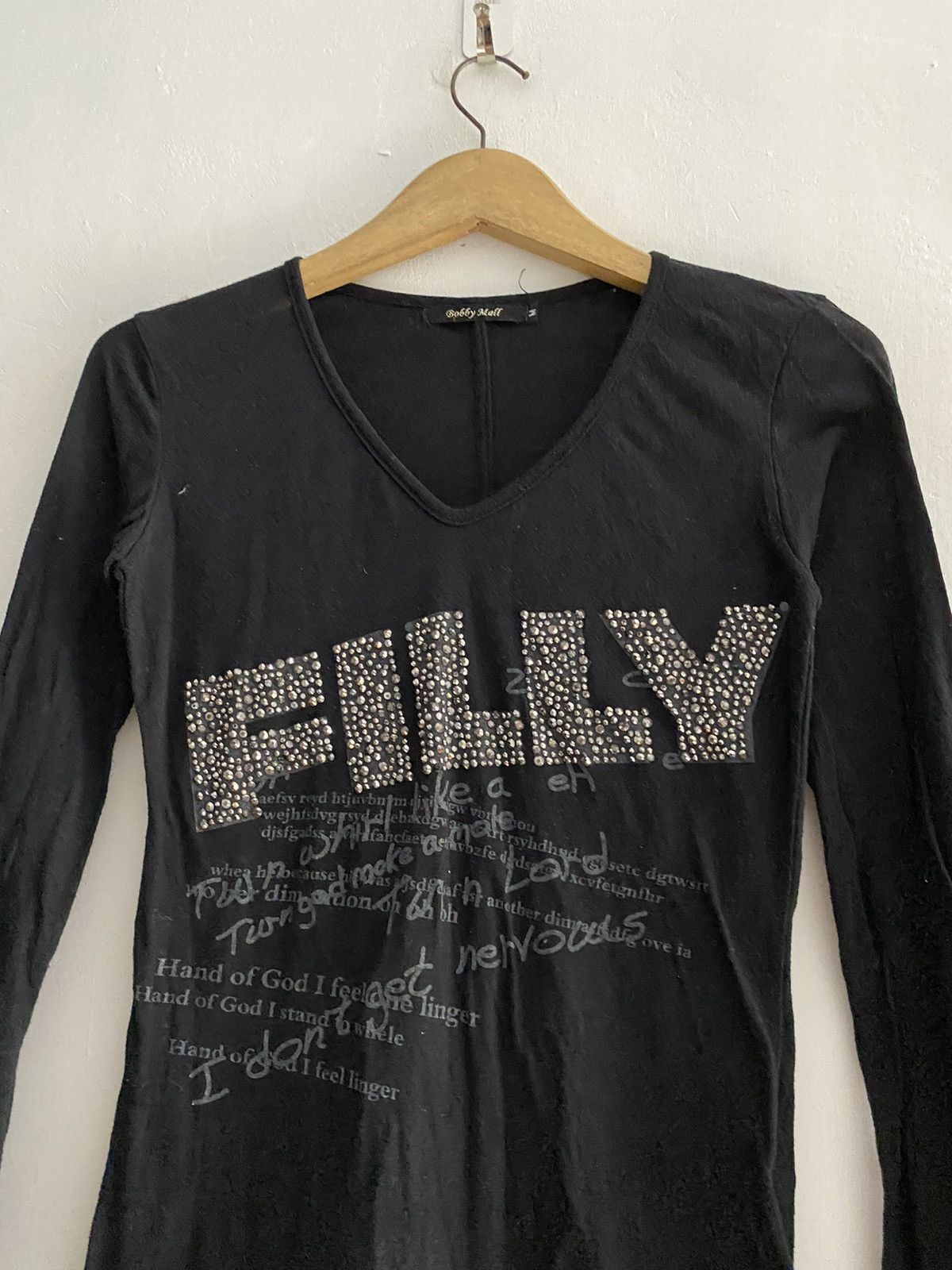If Six Was Nine × Japanese Brand × Le Grande Bleu (L.G.B.) bobby mall glitter poem longsleeve tshirt Size US M / EU 48-50 / 2 - 3 Thumbnail