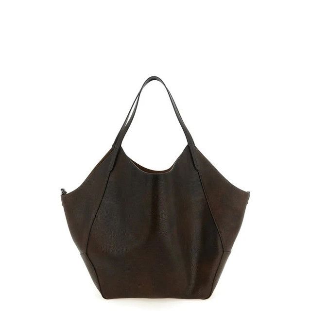 Brunello Cucinelli BRUNELLO CUCINELLI $4900 Rust Brown Reversible Duo Shopper B Size ONE SIZE - 1 Thumbnail