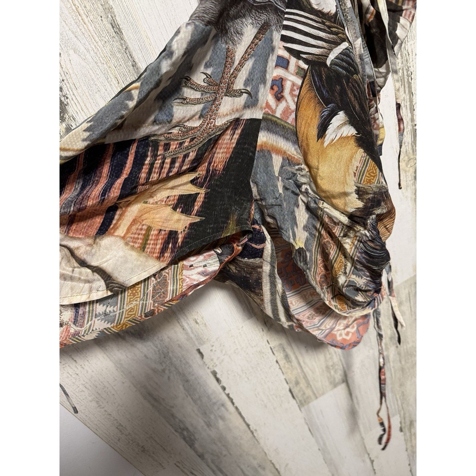 Allsaints All Saints Play suits 100% Silk and Leather Size 8 Size 30" / US 8 / IT 44 - 7 Thumbnail