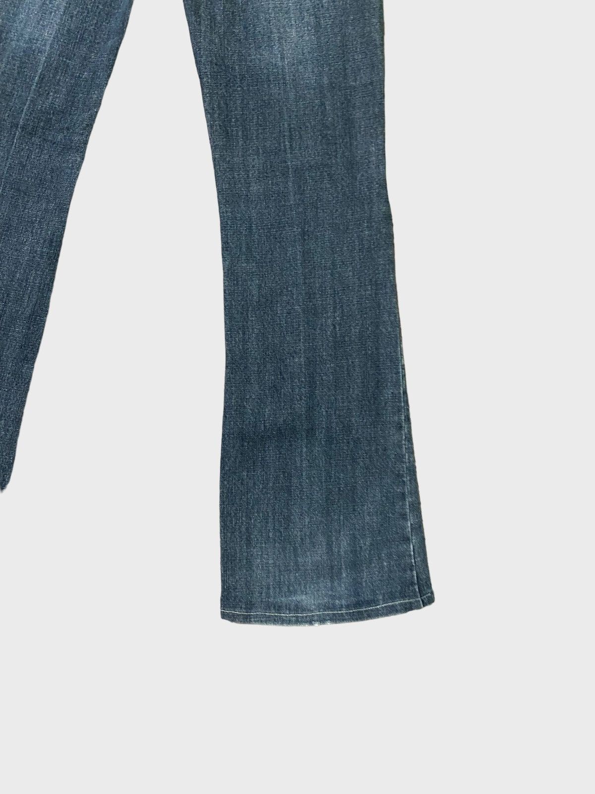 If Six Was Nine × Japanese Brand × Vintage Flared HAPHAZARD JEANS Embroidered Design Bootcut Denim Size US 27 - 12 Thumbnail
