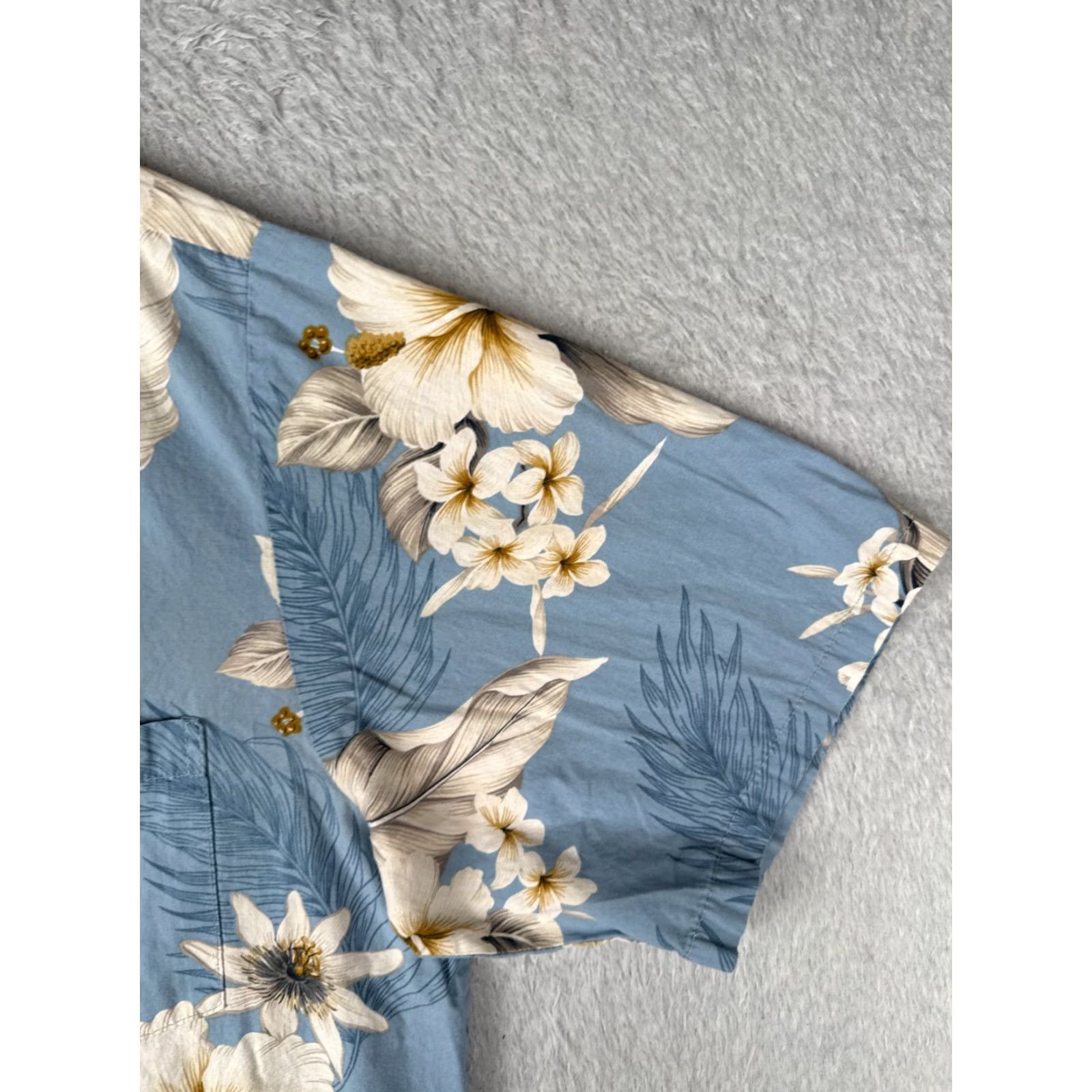 Vintage VINTAGE Pacific Legend Shirt Men 3XL Blue Floral Palm 100% Cotton Hawaiian Size US XXL / EU 58 / 5 - 2 Thumbnail