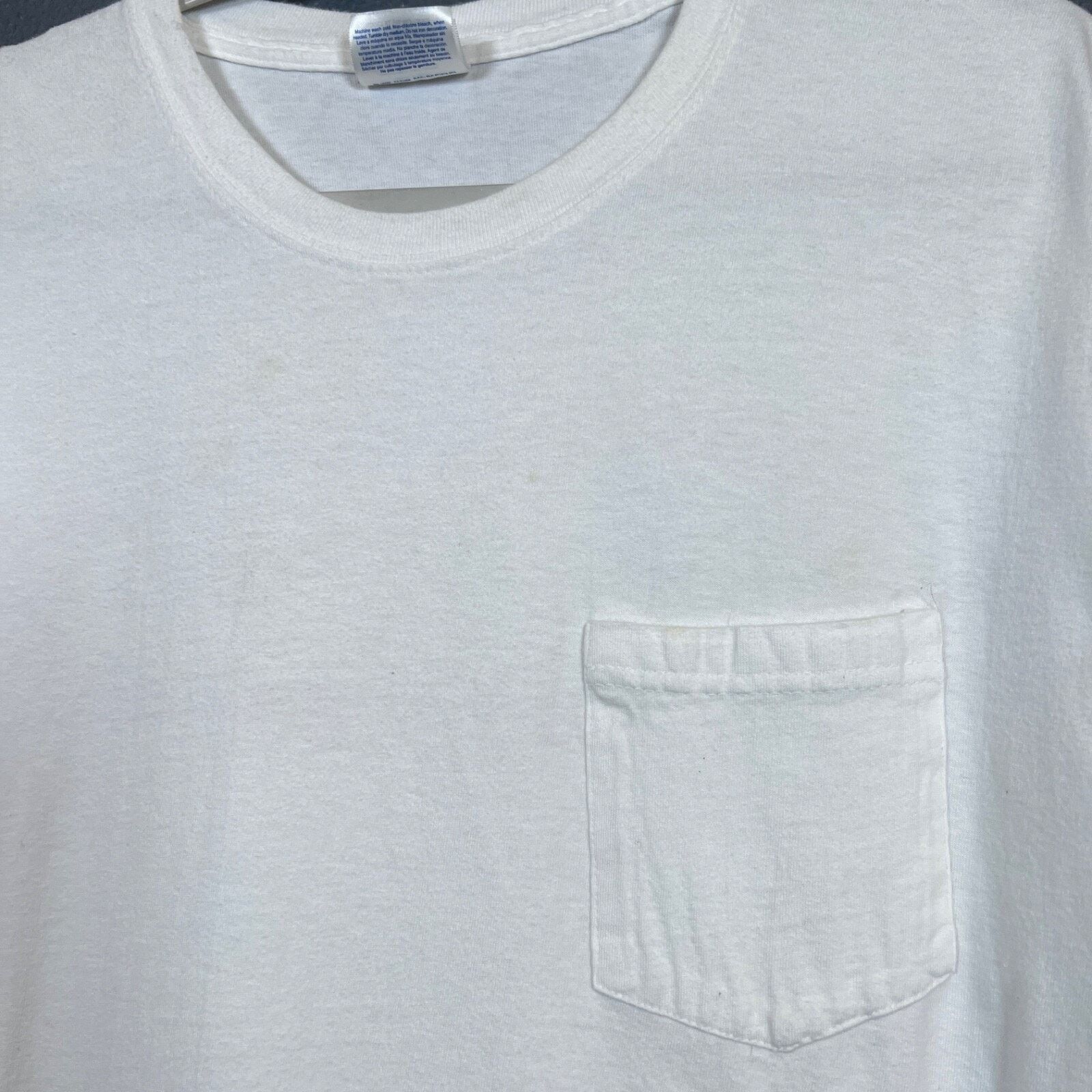 Hanes Hanes XL White t-shirt STEELY FLATS BARDER WIRE C? Vintage Size US XL / EU 56 / 4 - 9 Thumbnail