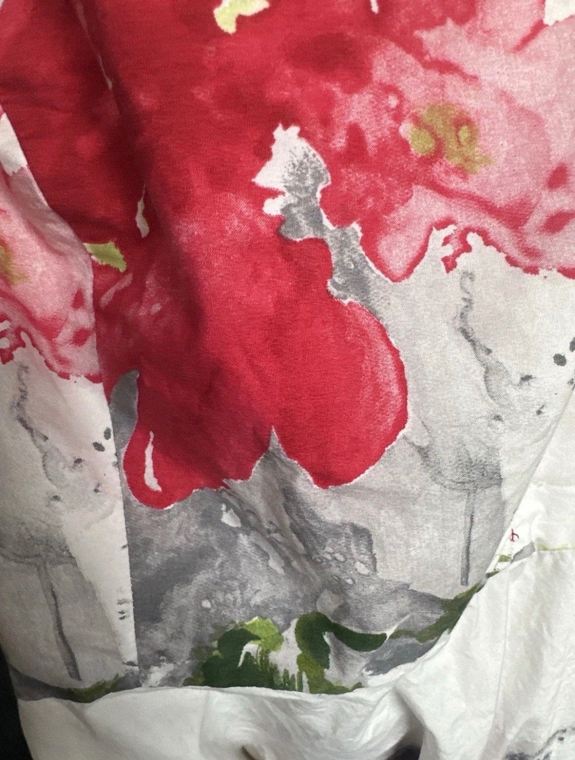 Other Designer MARIO BALTHAZAR Sz. 12 White Floral Midi Dress Size M / US 6-8 / IT 42-44 - 5 Thumbnail