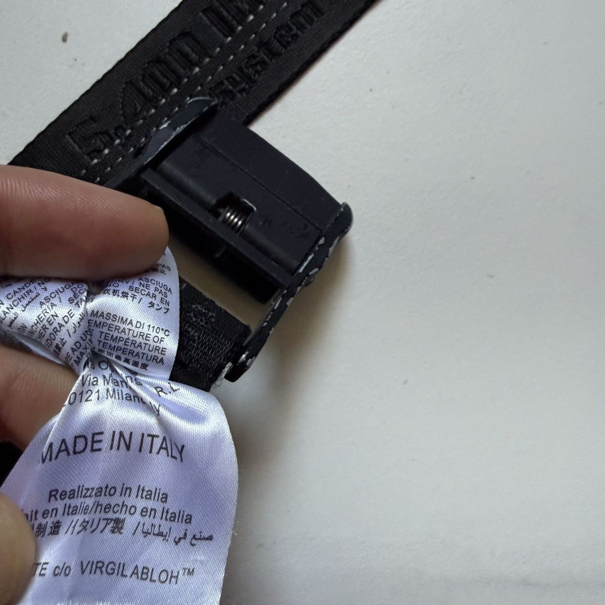 Off-White Off-White Industrial Belt SS19 Black Size ONE SIZE - 9 Thumbnail
