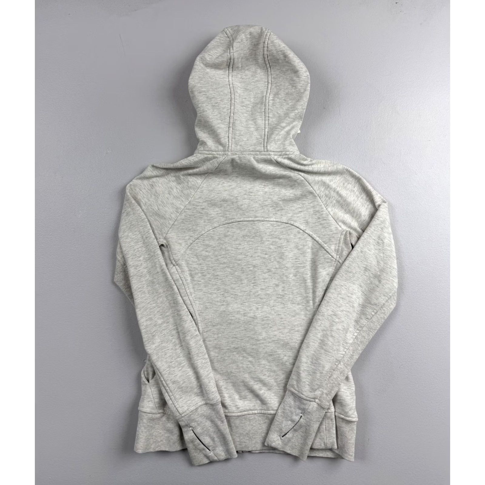 Athleta Athleta Hoodie Womens XS Gray Full Zip Fleece Thumbholes Raglan Sleeves Hoodie Sweatshirt Activewear Mens Womens Size XS / US 0-2 / IT 36-38 - 2 Thumbnail